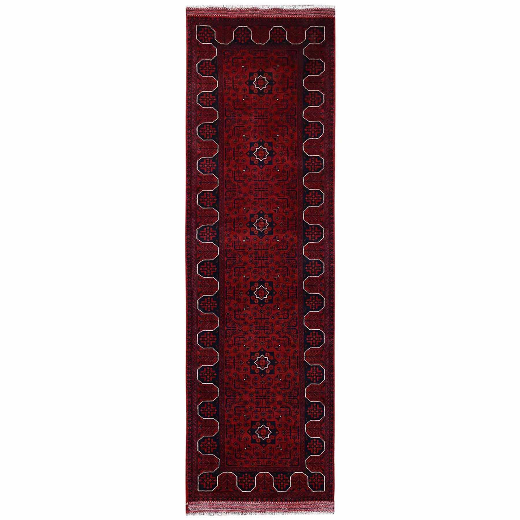 Tribal-Geometric-Hand-Knotted-Rug-12420