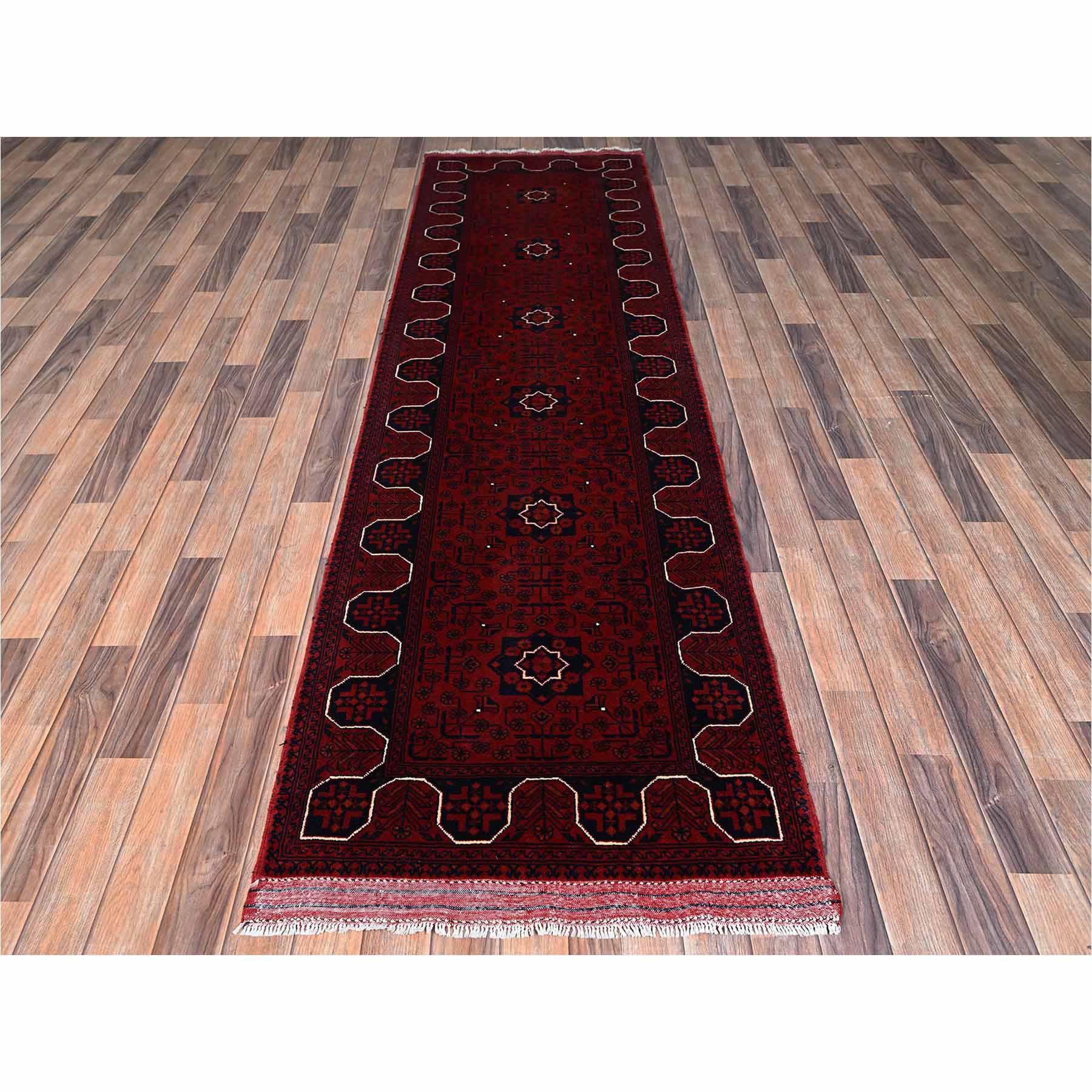 Tribal-Geometric-Hand-Knotted-Rug-12420