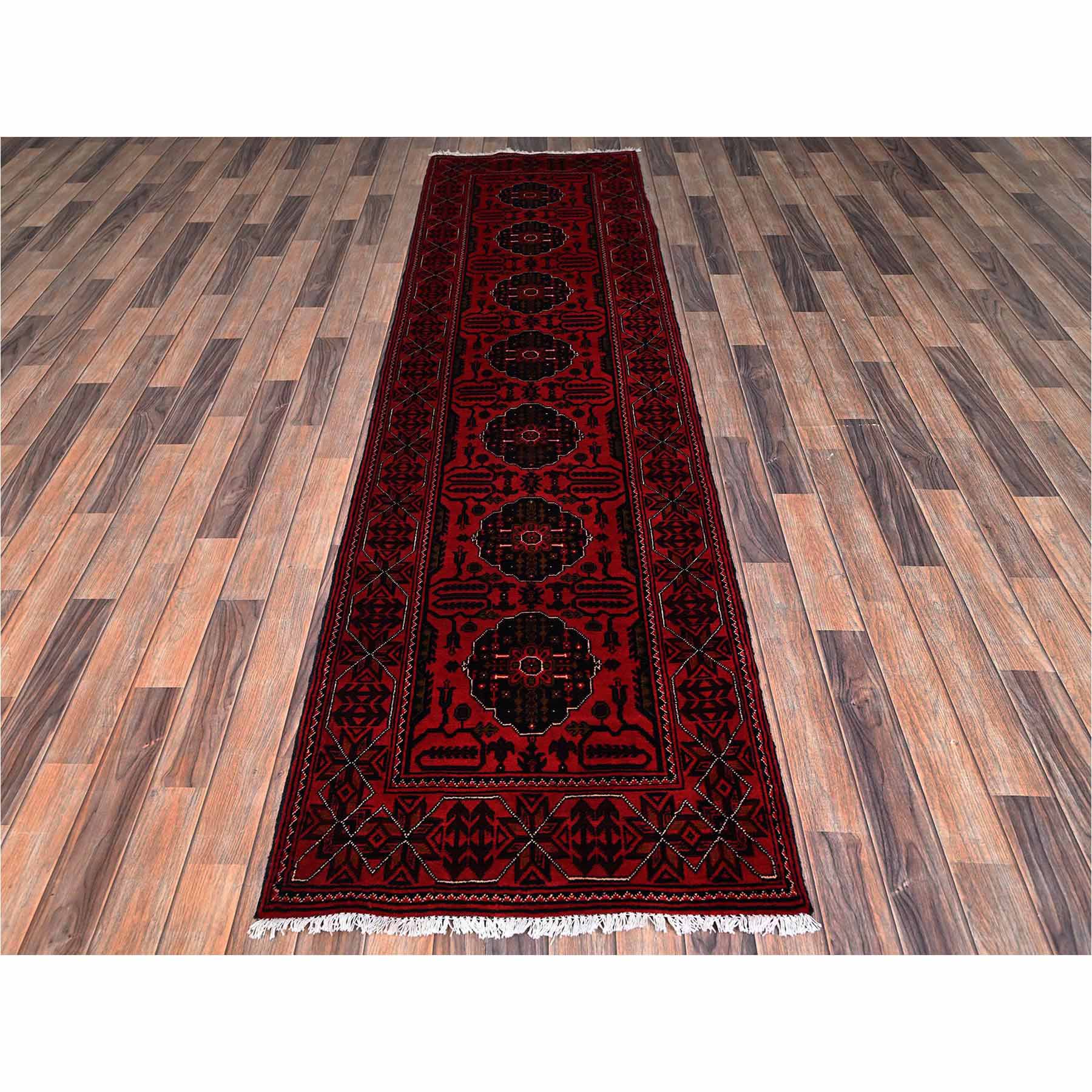 Tribal-Geometric-Hand-Knotted-Rug-12425