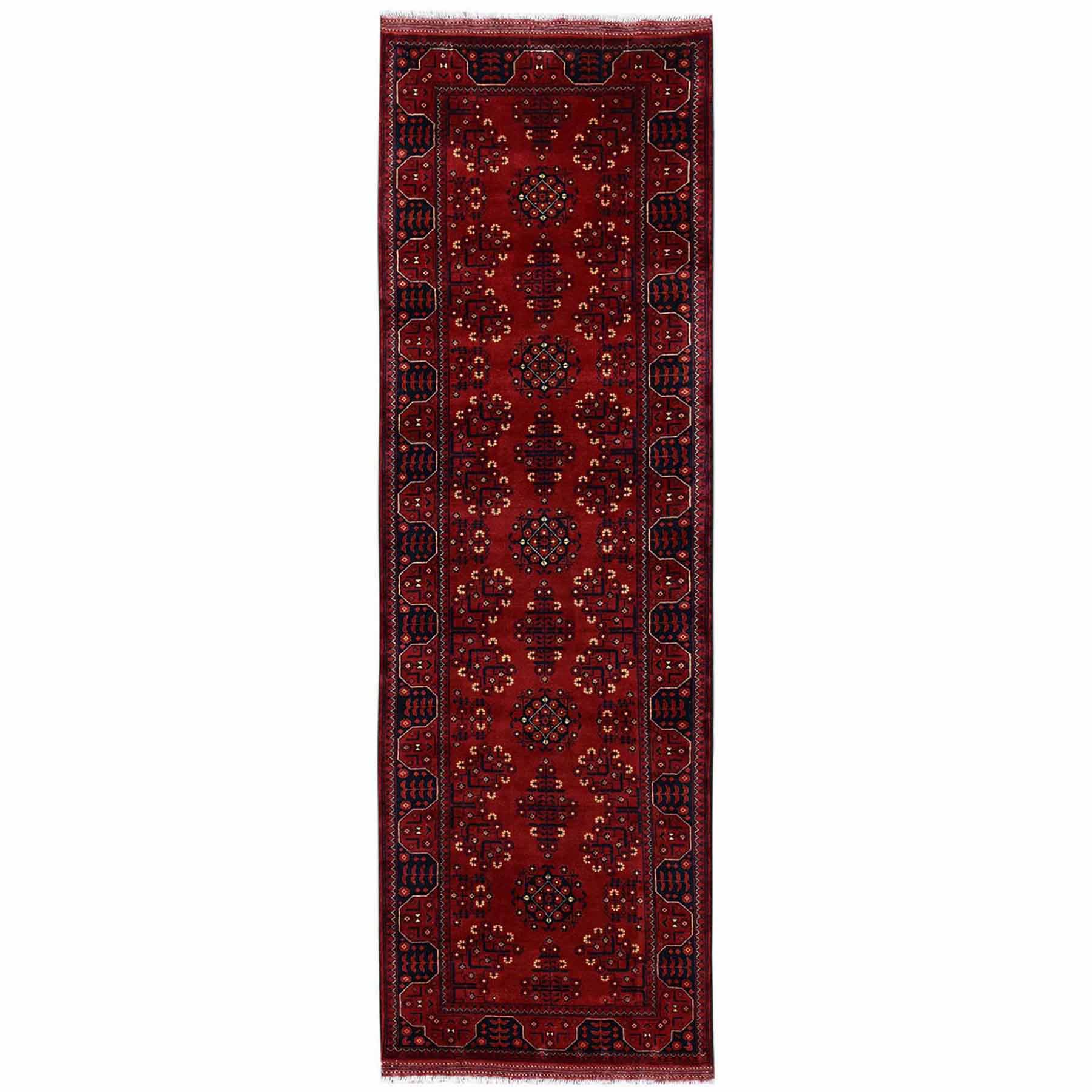 Tribal-Geometric-Hand-Knotted-Rug-12430