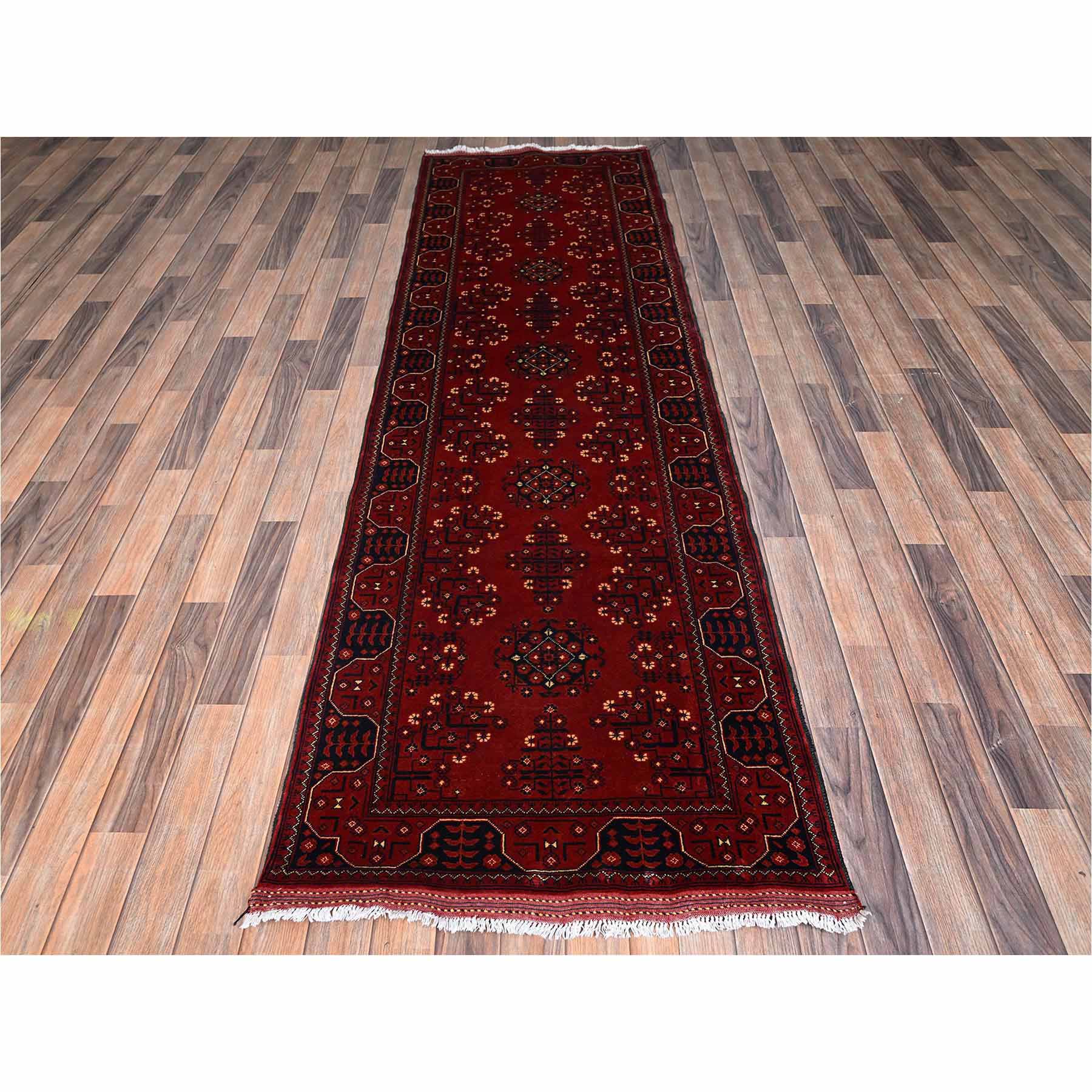 Tribal-Geometric-Hand-Knotted-Rug-12430
