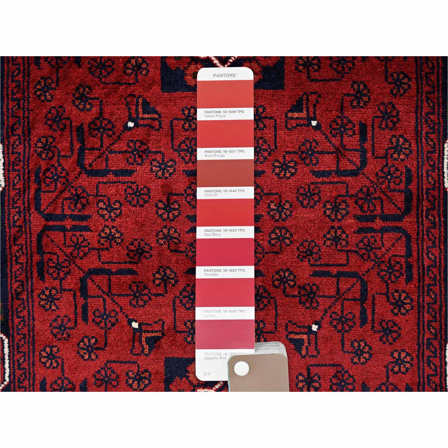 Tribal-Geometric-Hand-Knotted-Rug-12435