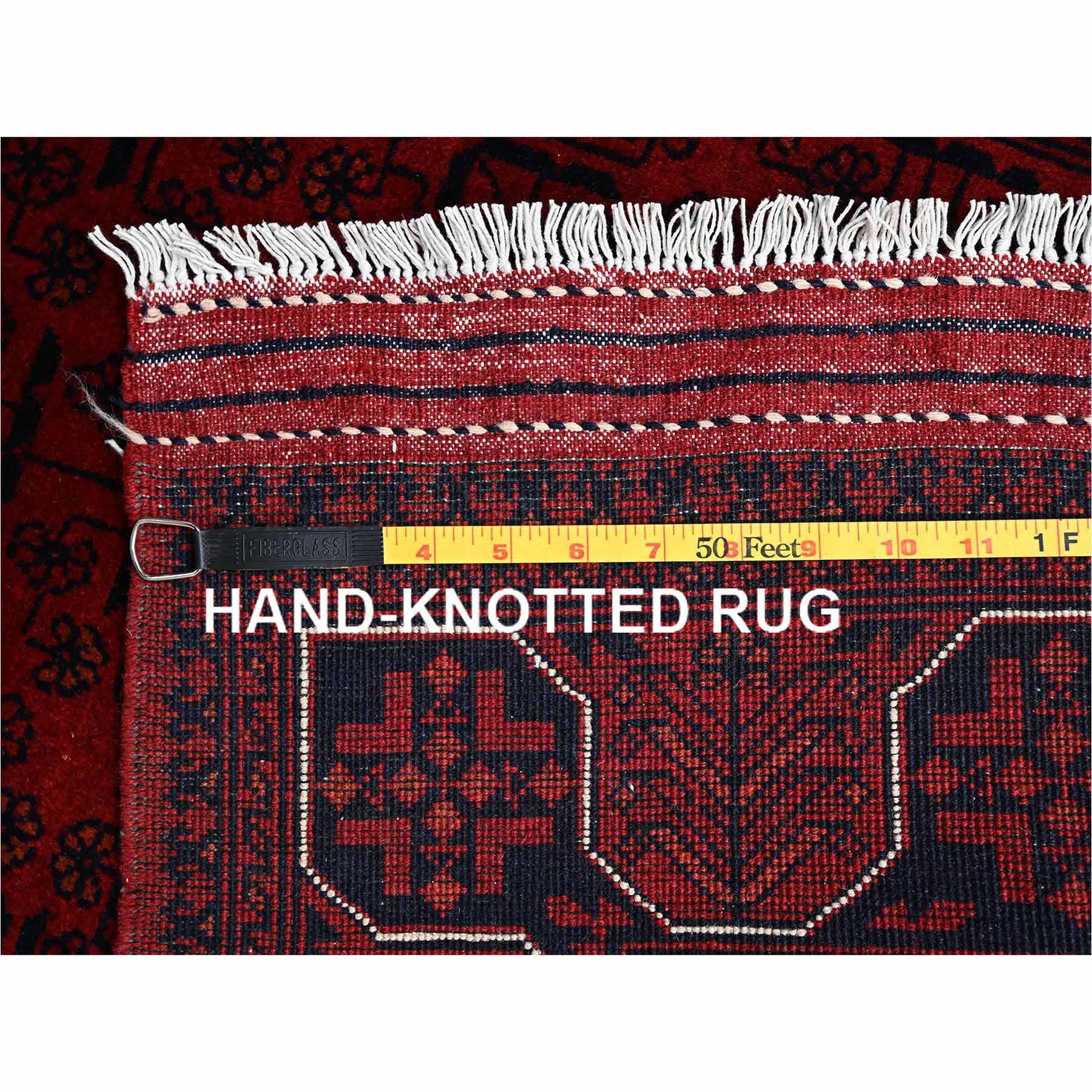 Tribal-Geometric-Hand-Knotted-Rug-12435