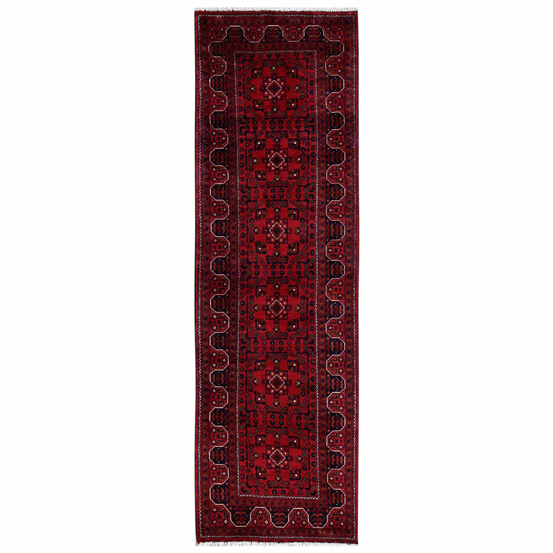 Tribal-Geometric-Hand-Knotted-Rug-12440