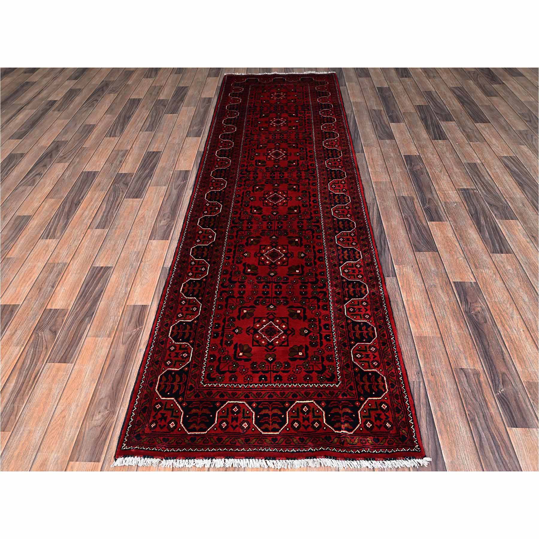 Tribal-Geometric-Hand-Knotted-Rug-12440