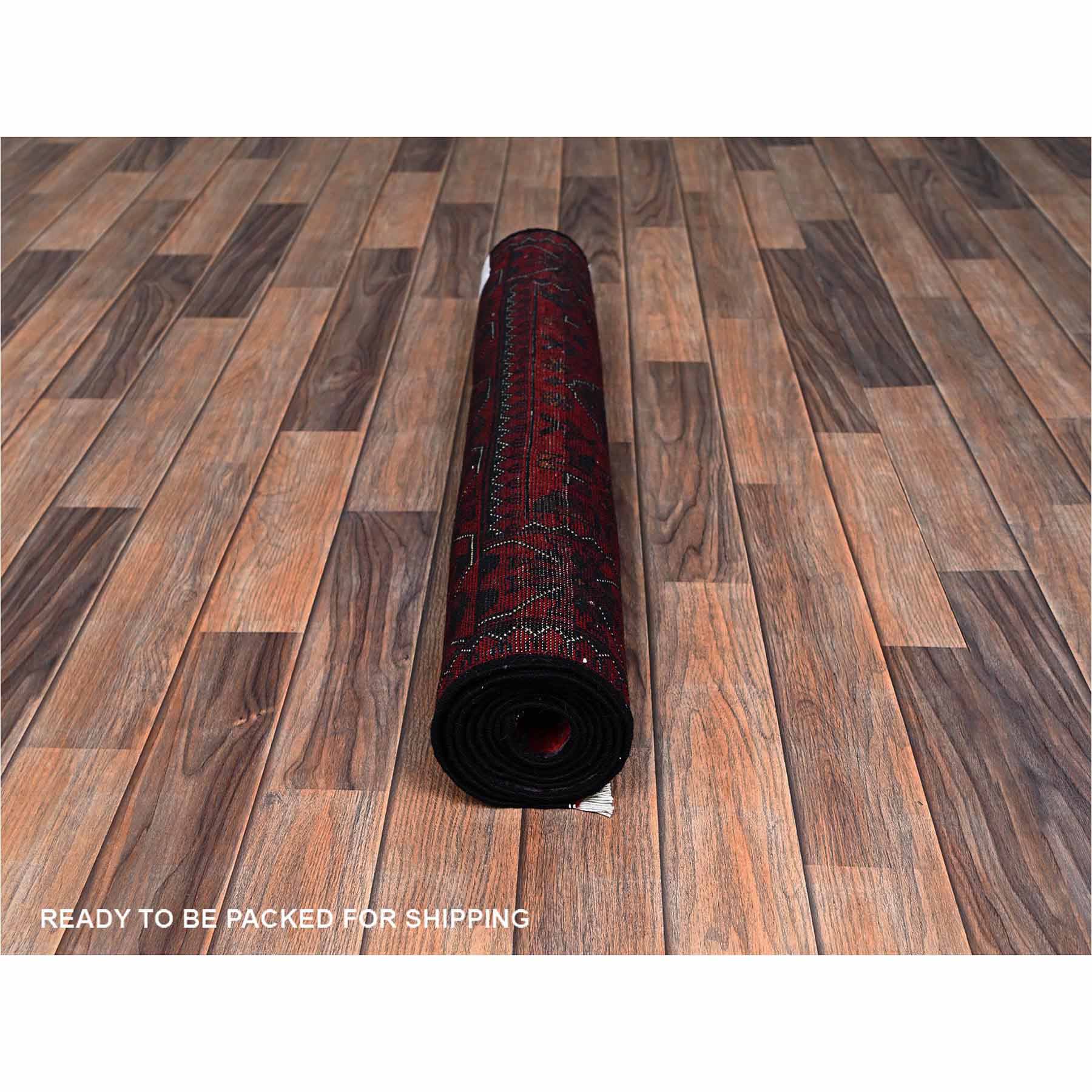 Tribal-Geometric-Hand-Knotted-Rug-12445