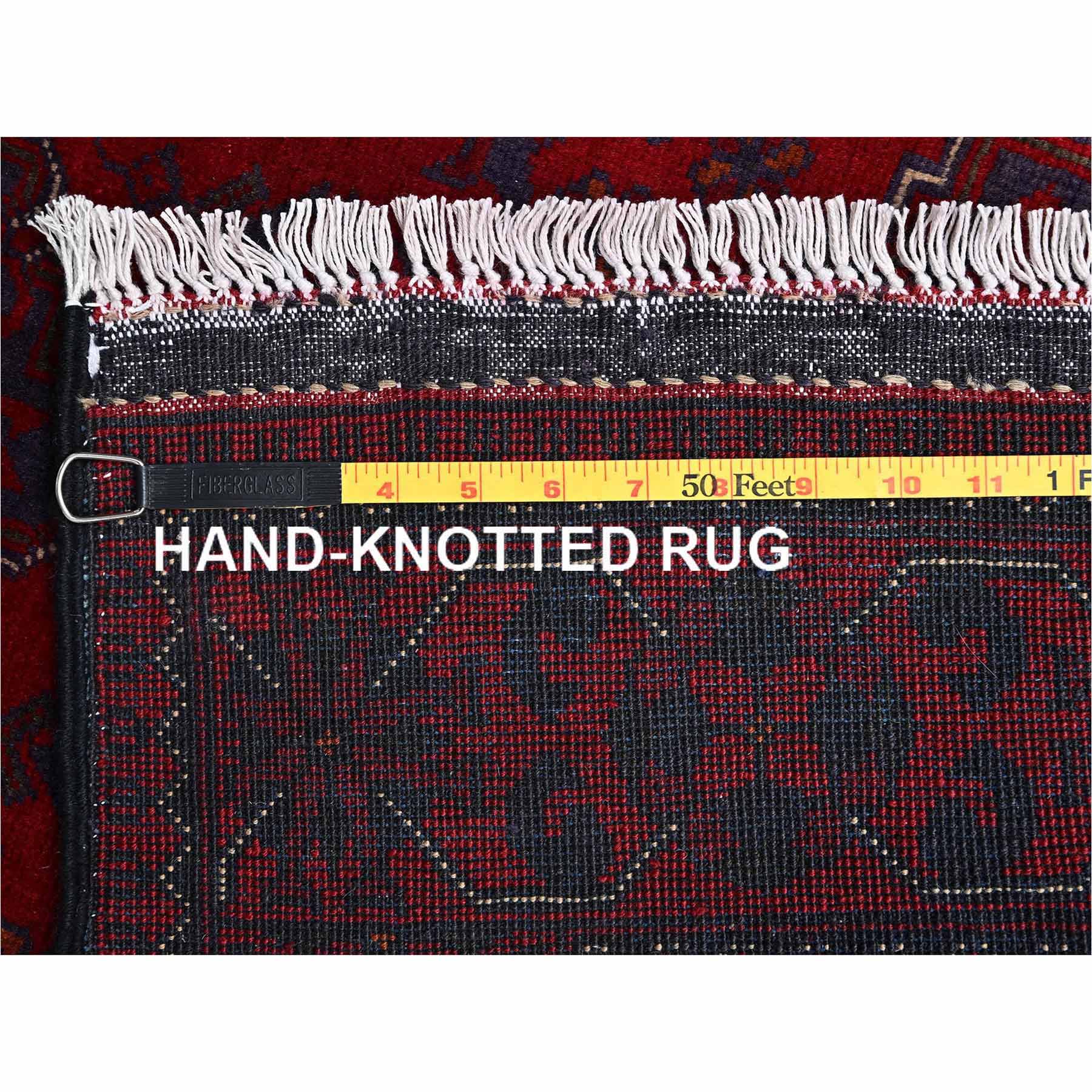 Tribal-Geometric-Hand-Knotted-Rug-12445