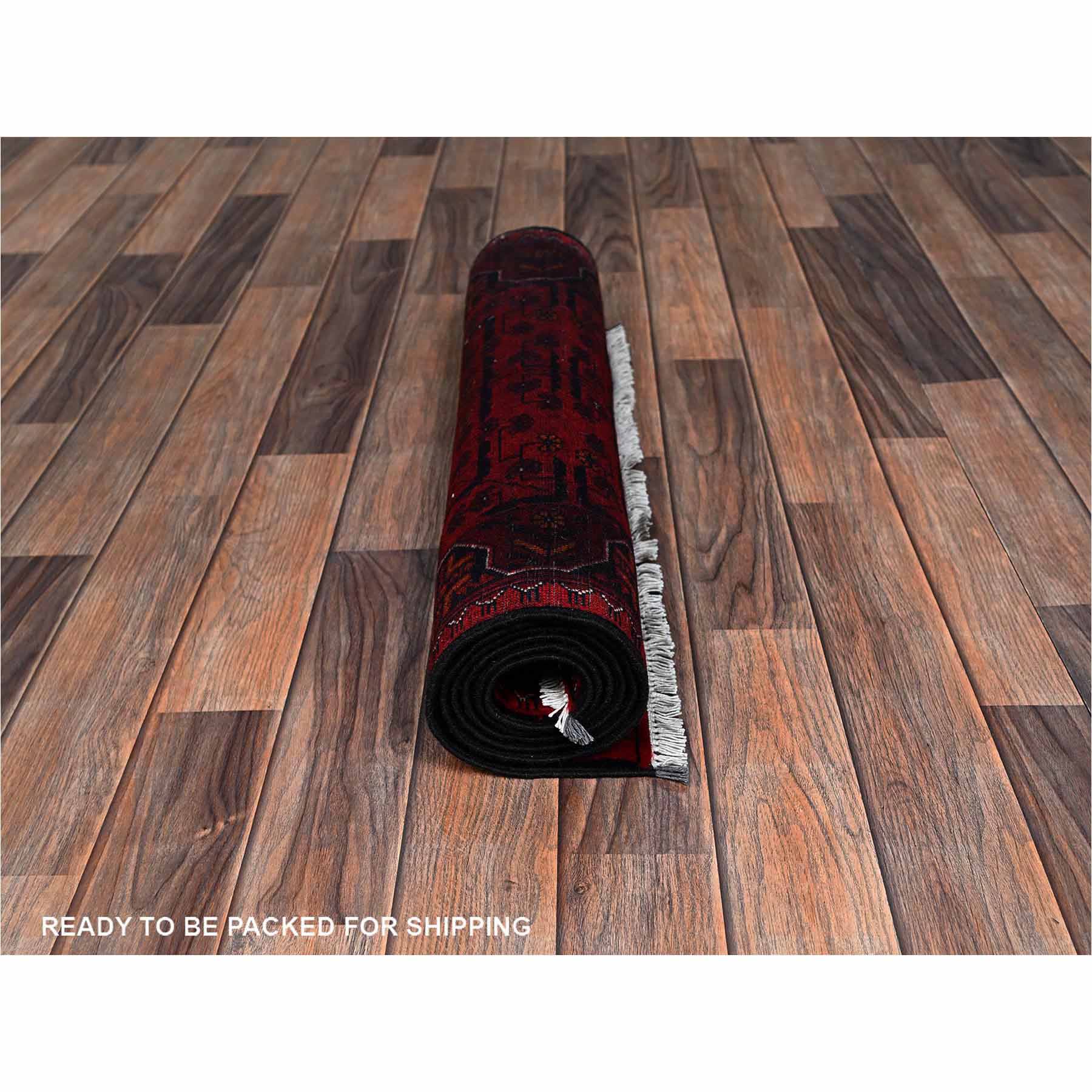 Tribal-Geometric-Hand-Knotted-Rug-12450
