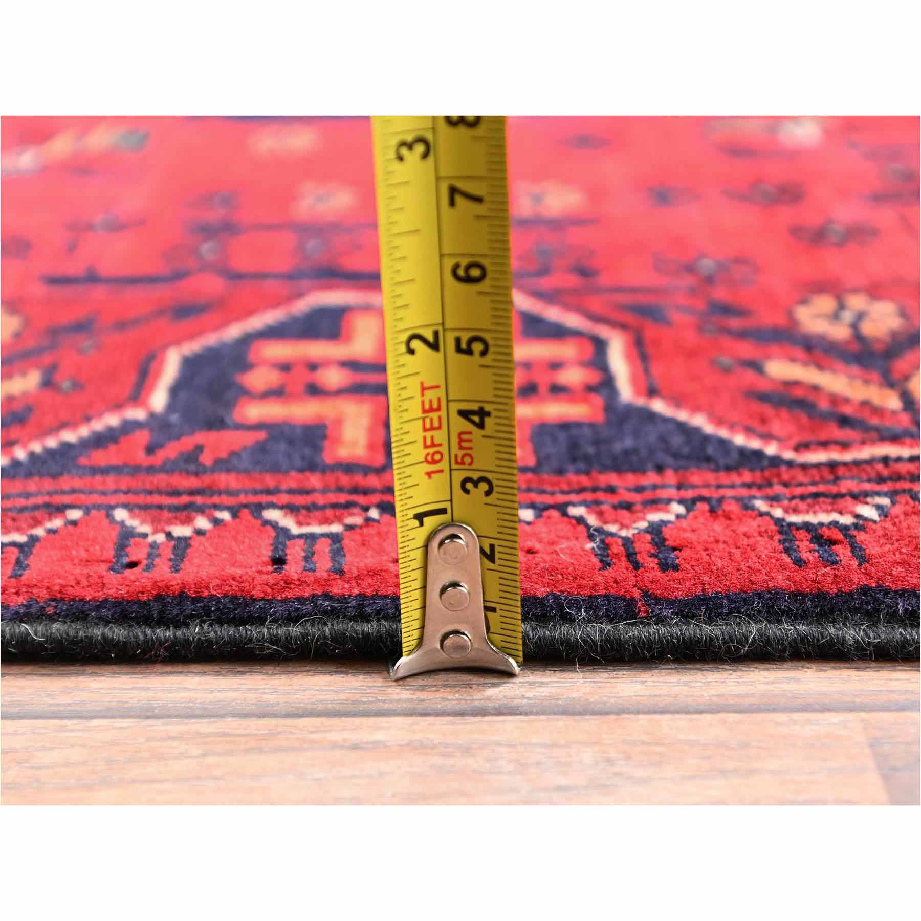 Tribal-Geometric-Hand-Knotted-Rug-12450