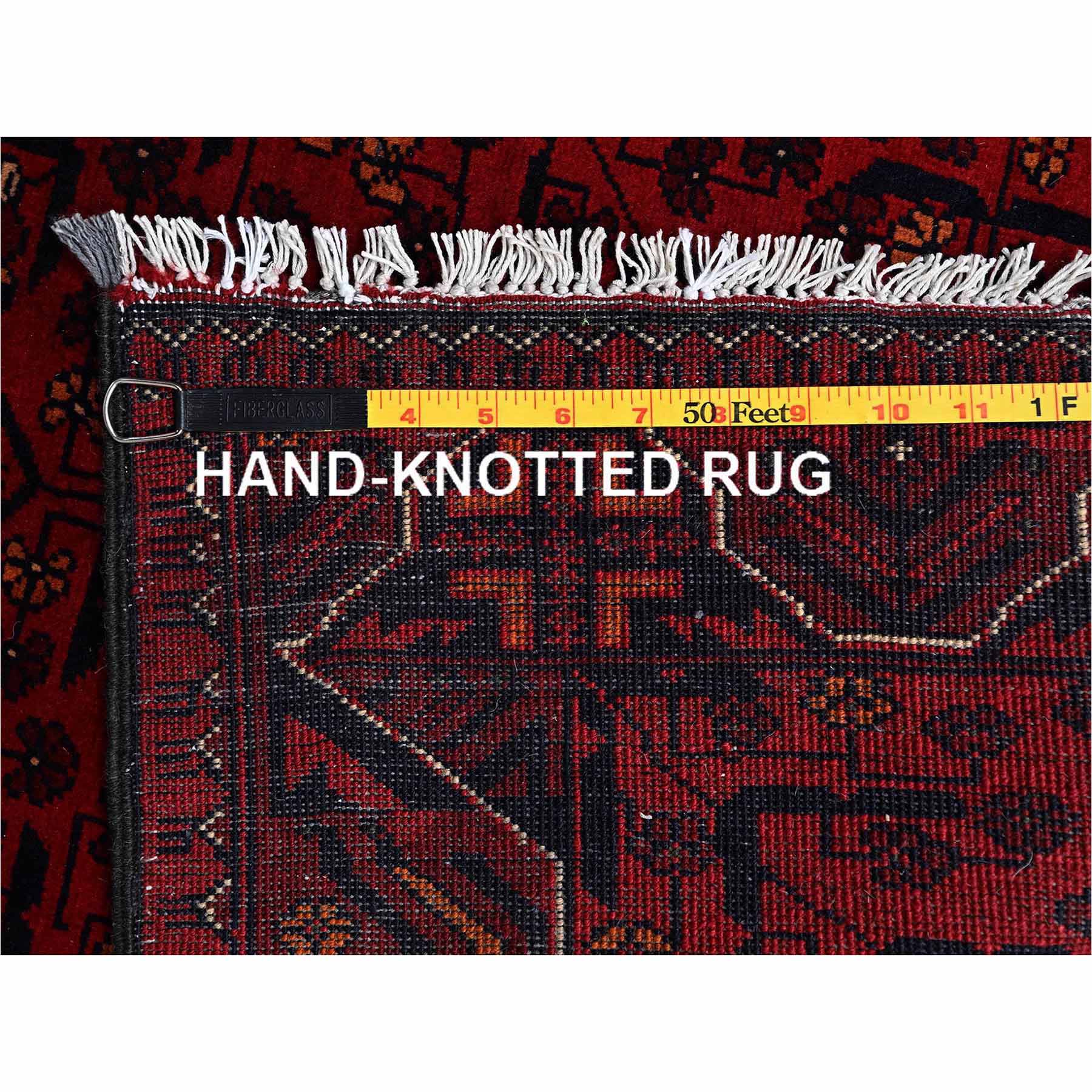 Tribal-Geometric-Hand-Knotted-Rug-12450