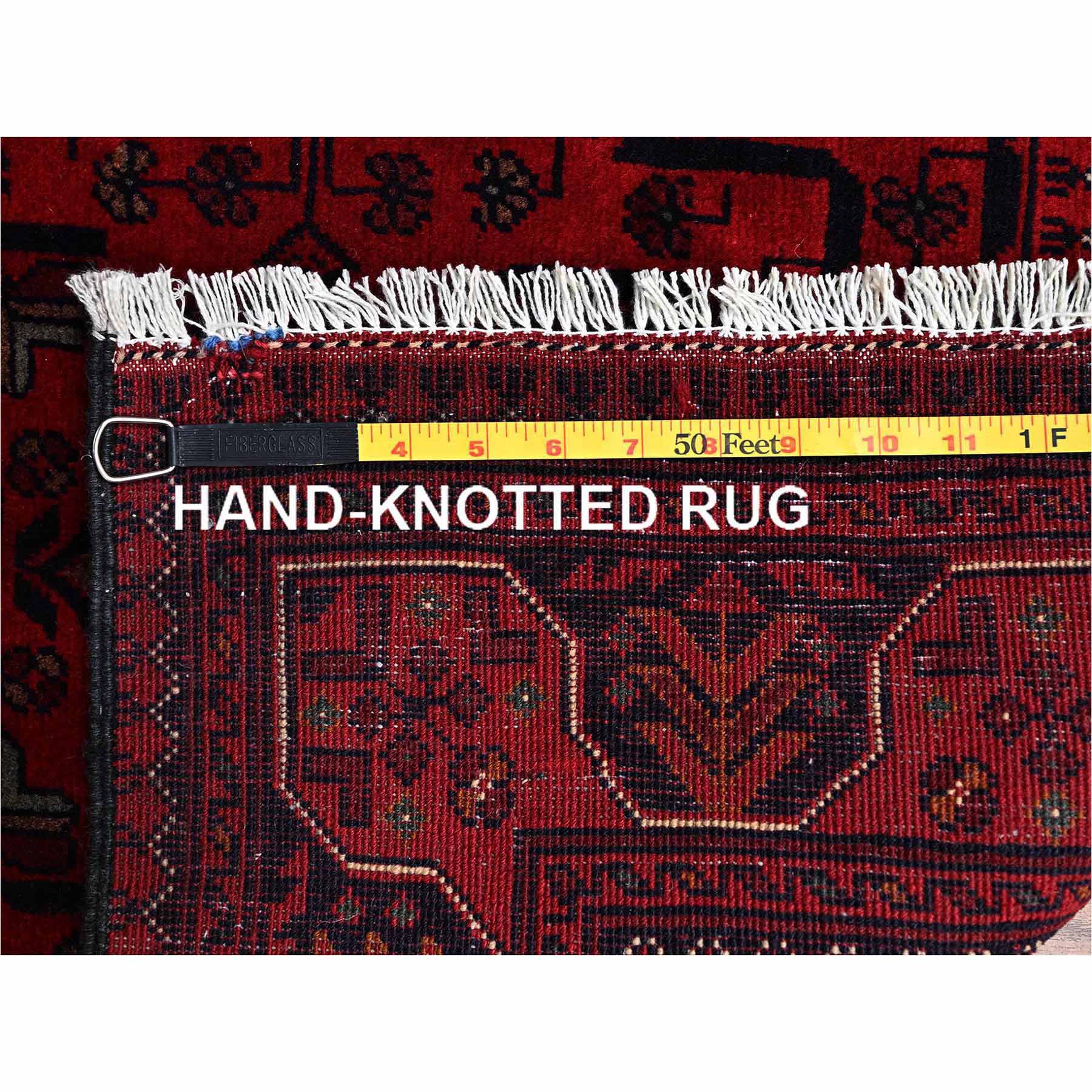 Tribal-Geometric-Hand-Knotted-Rug-12460
