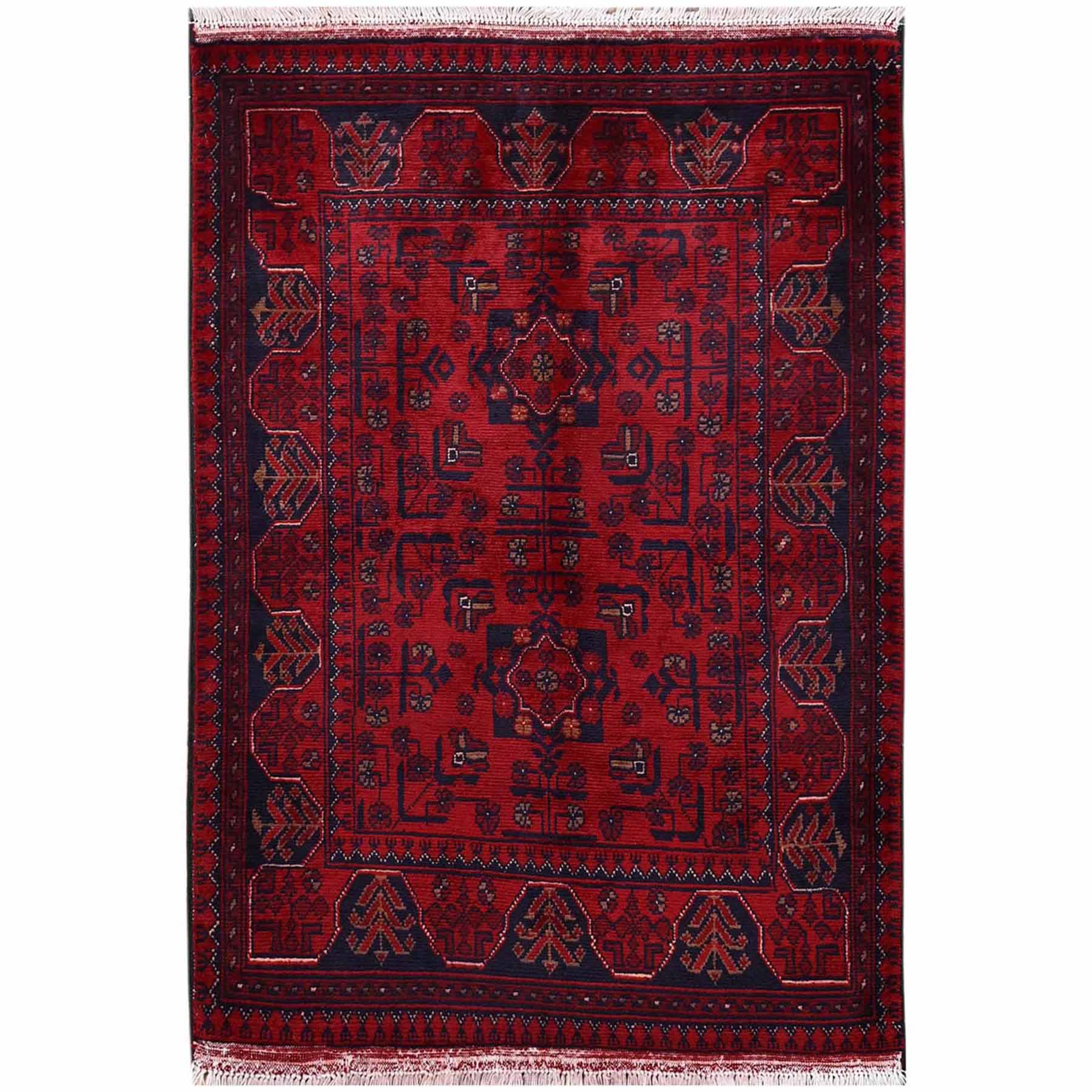 Tribal-Geometric-Hand-Knotted-Rug-12465