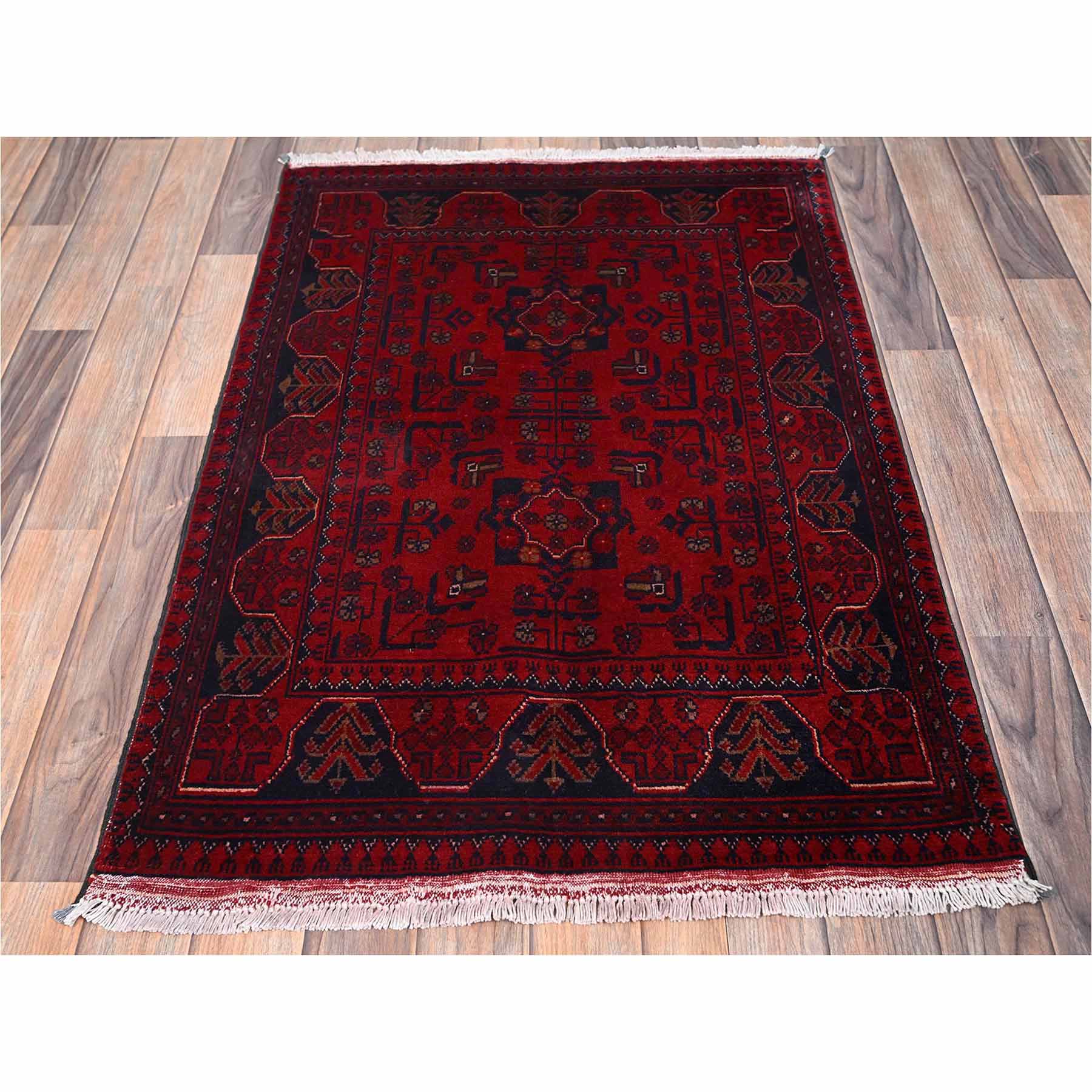 Tribal-Geometric-Hand-Knotted-Rug-12465
