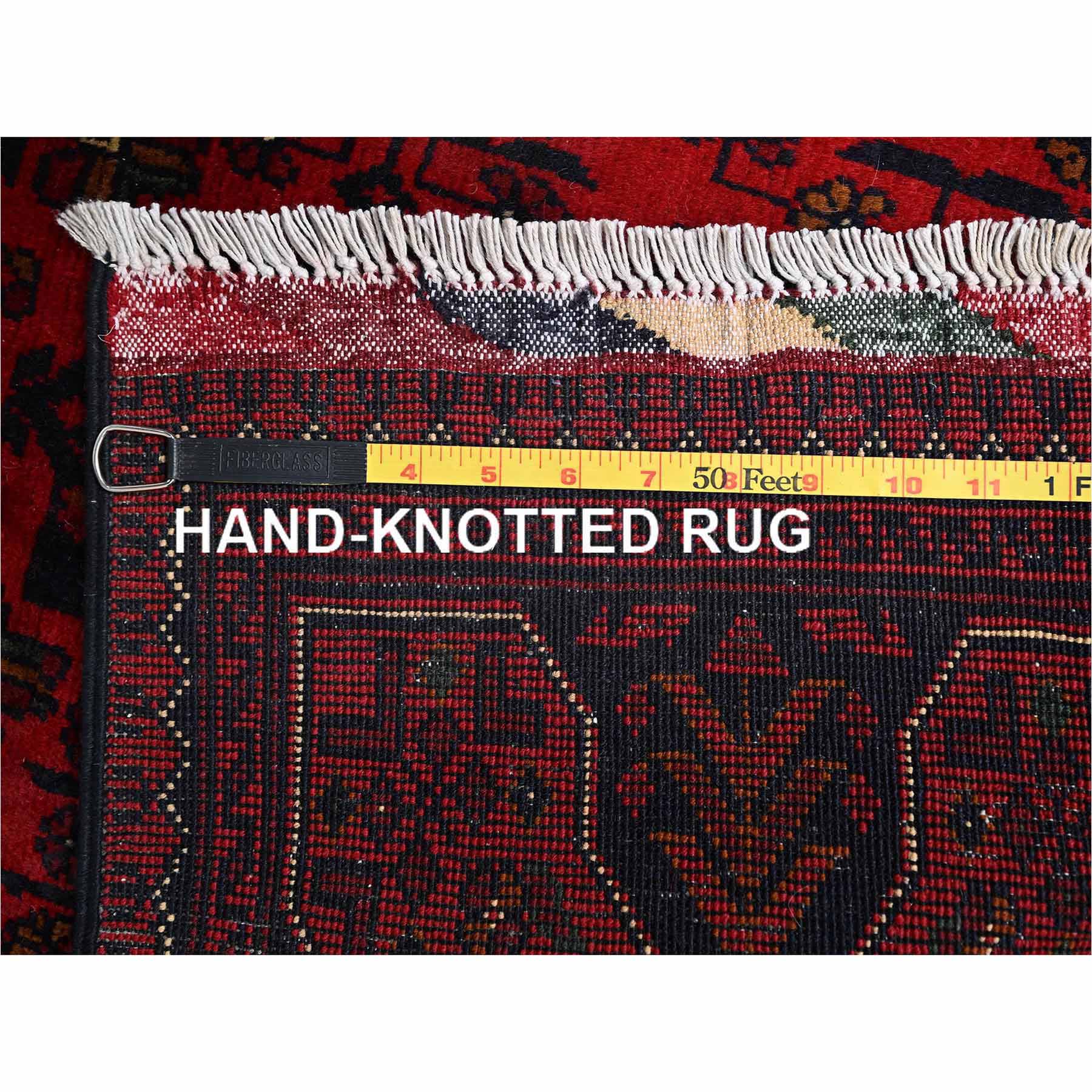 Tribal-Geometric-Hand-Knotted-Rug-12470
