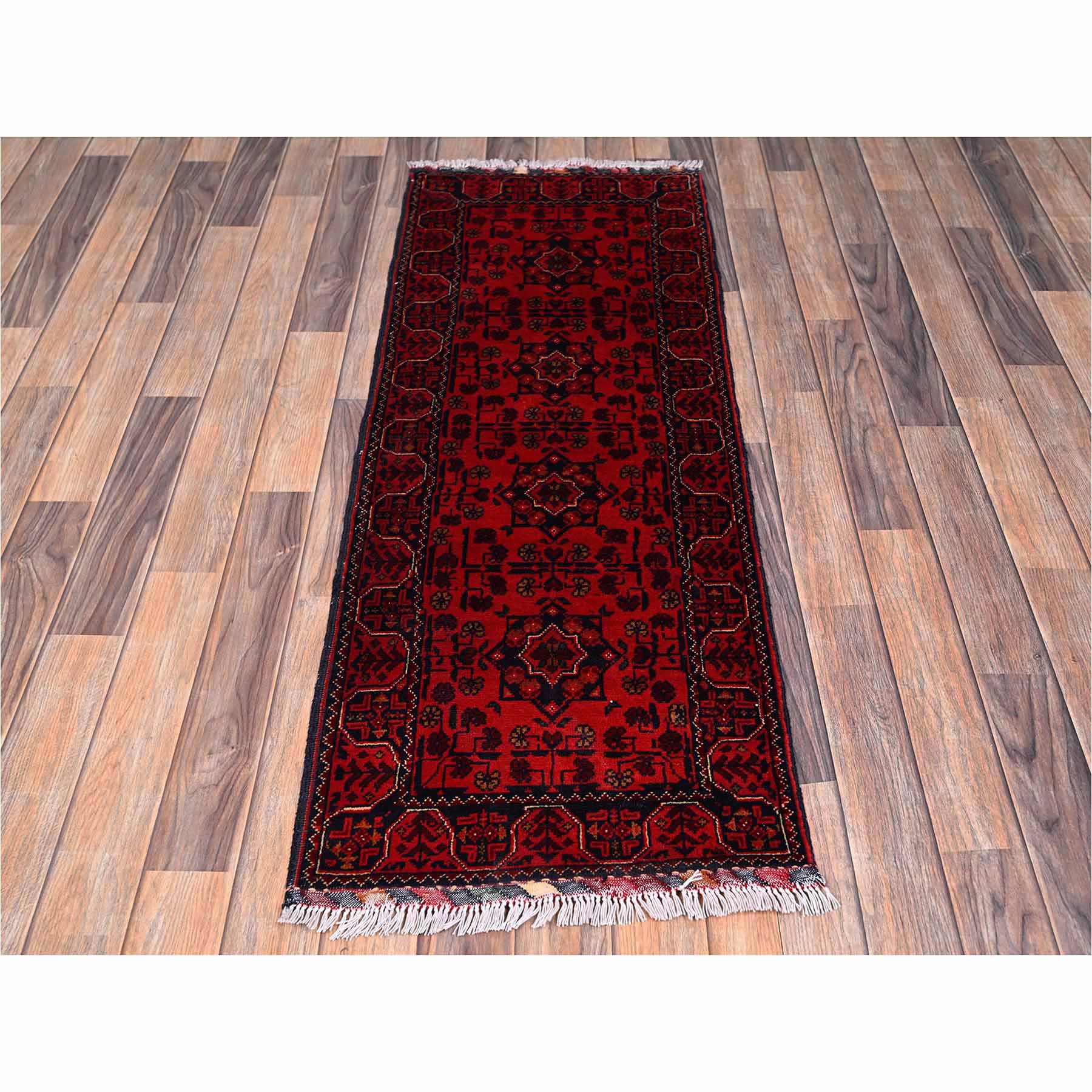 Tribal-Geometric-Hand-Knotted-Rug-12475
