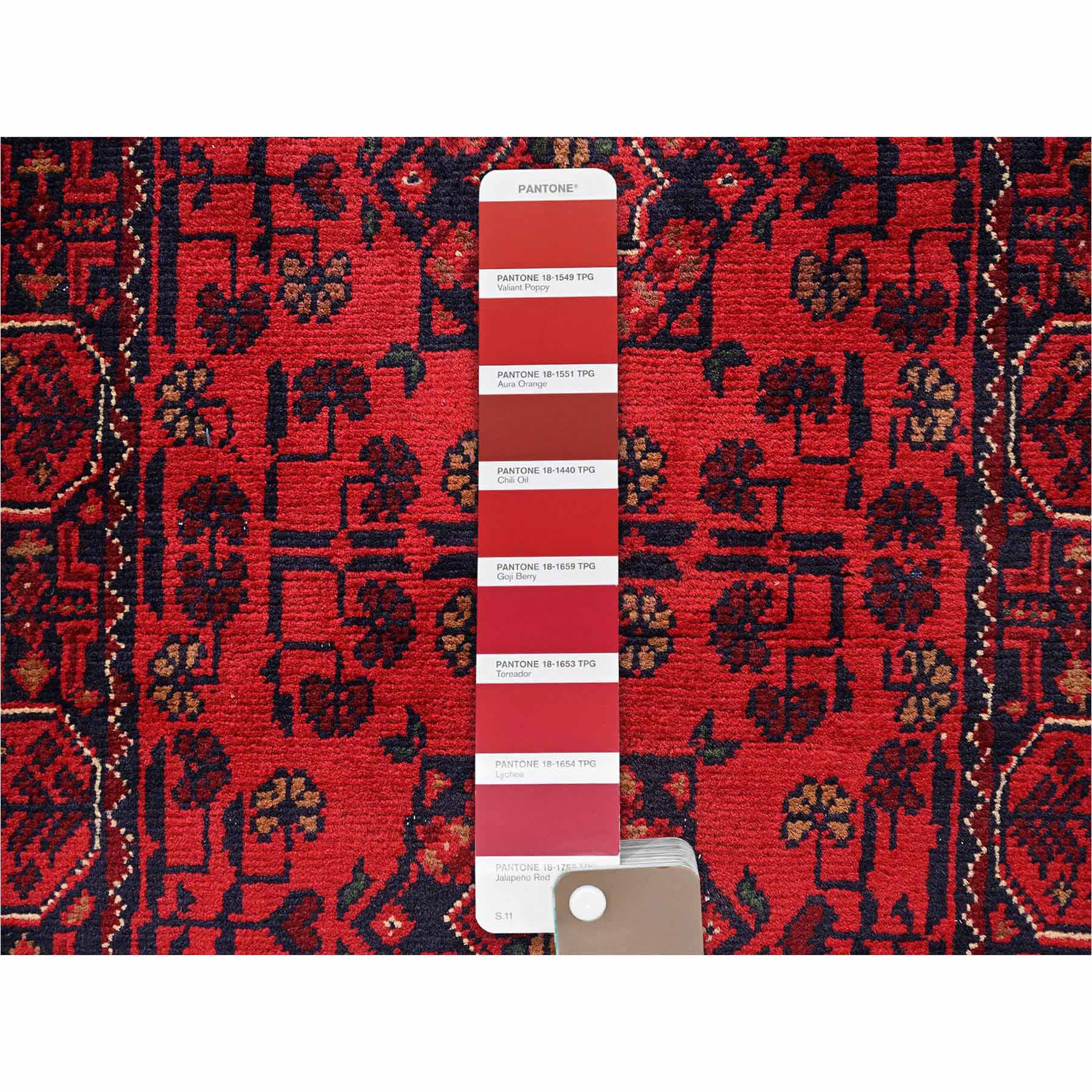 Tribal-Geometric-Hand-Knotted-Rug-12475