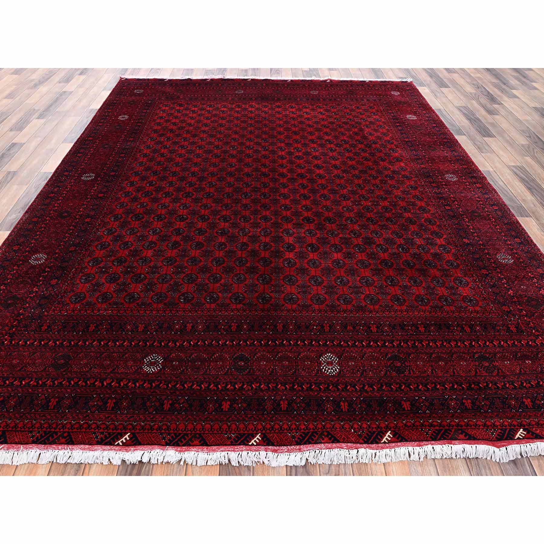 Tribal-Geometric-Hand-Knotted-Rug-12480