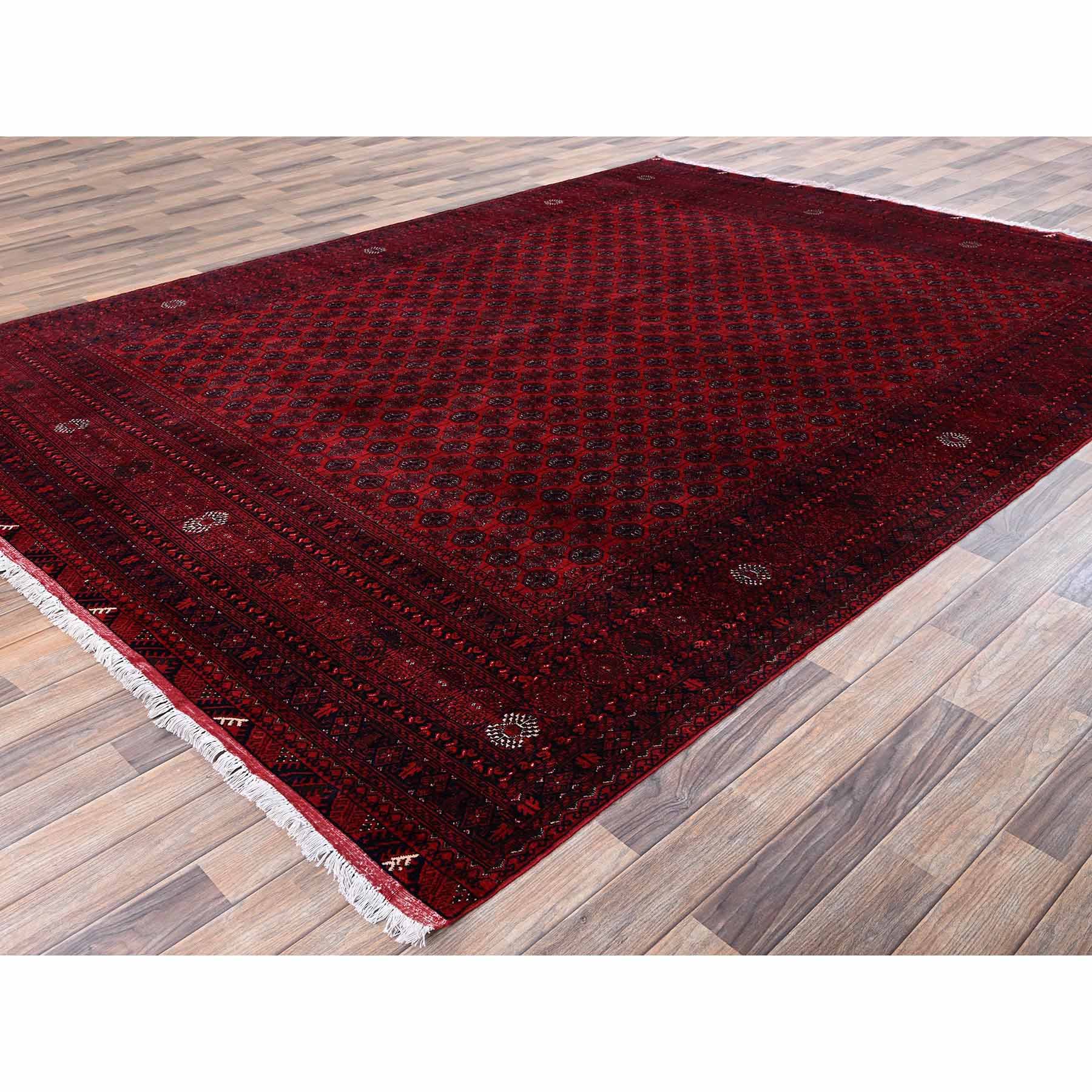 Tribal-Geometric-Hand-Knotted-Rug-12480