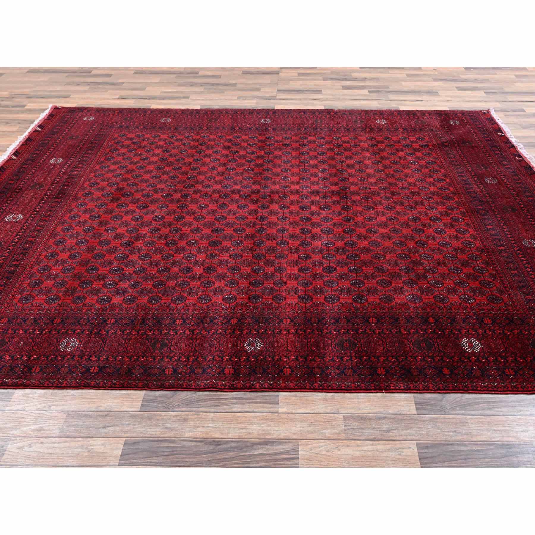 Tribal-Geometric-Hand-Knotted-Rug-12480
