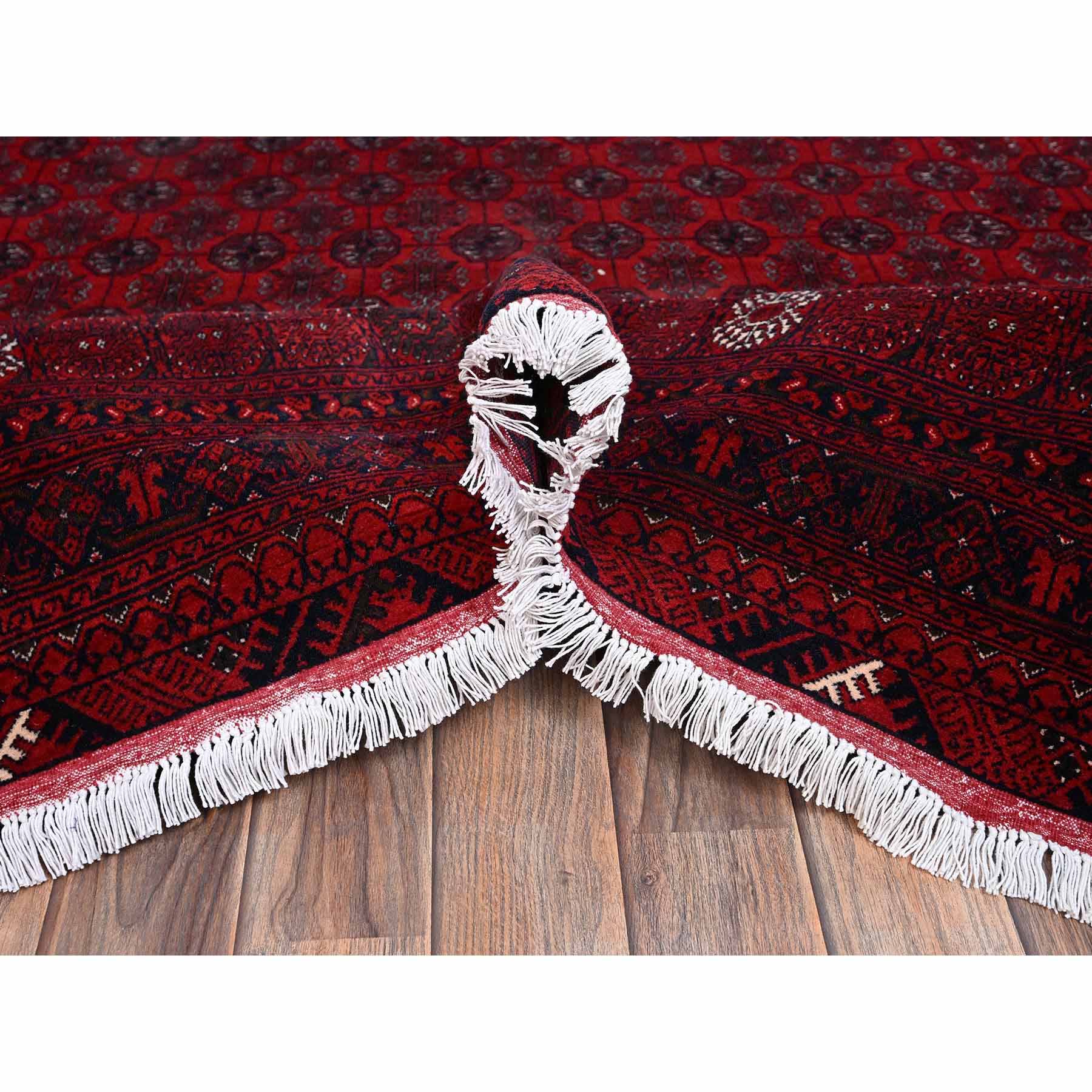 Tribal-Geometric-Hand-Knotted-Rug-12480