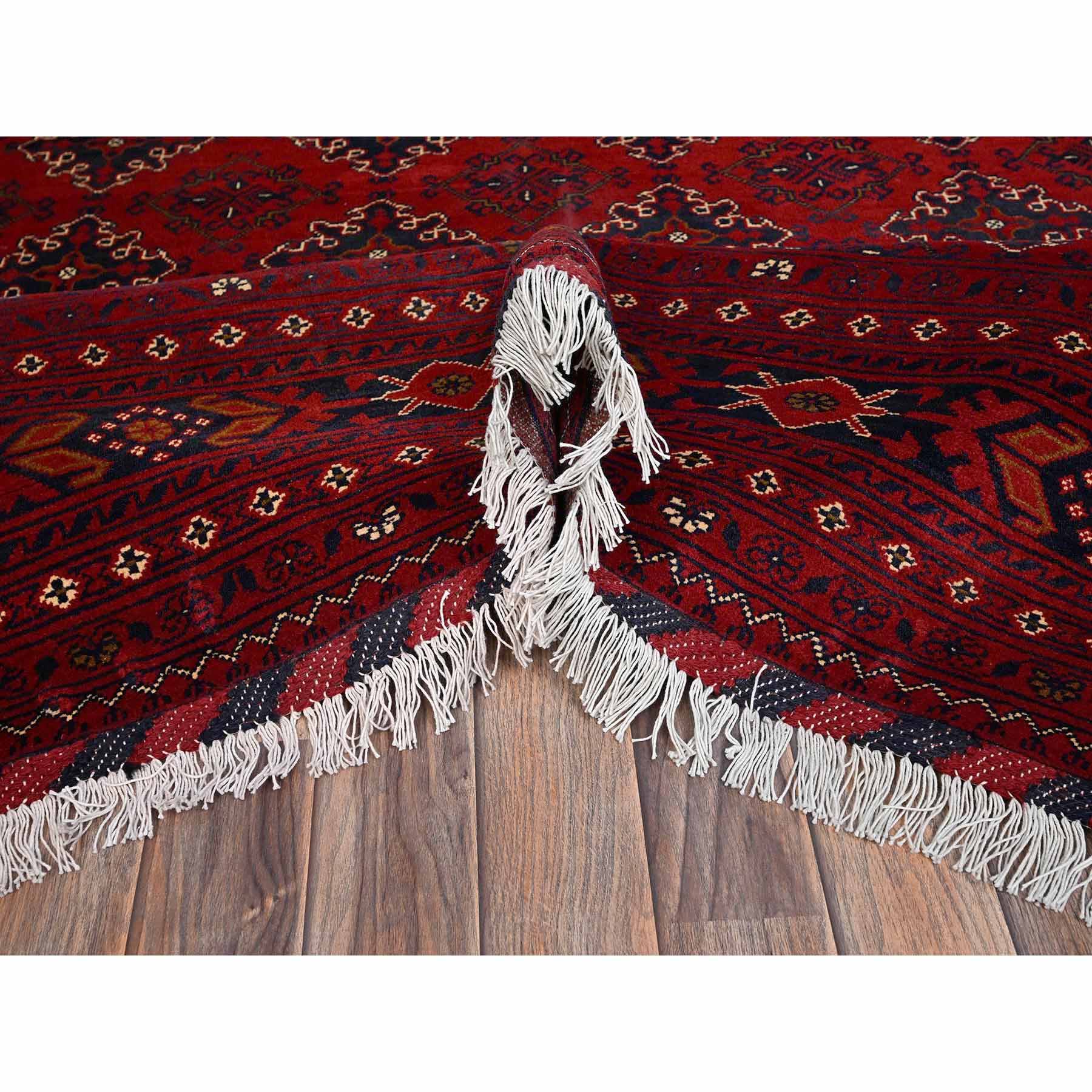 Tribal-Geometric-Hand-Knotted-Rug-12485