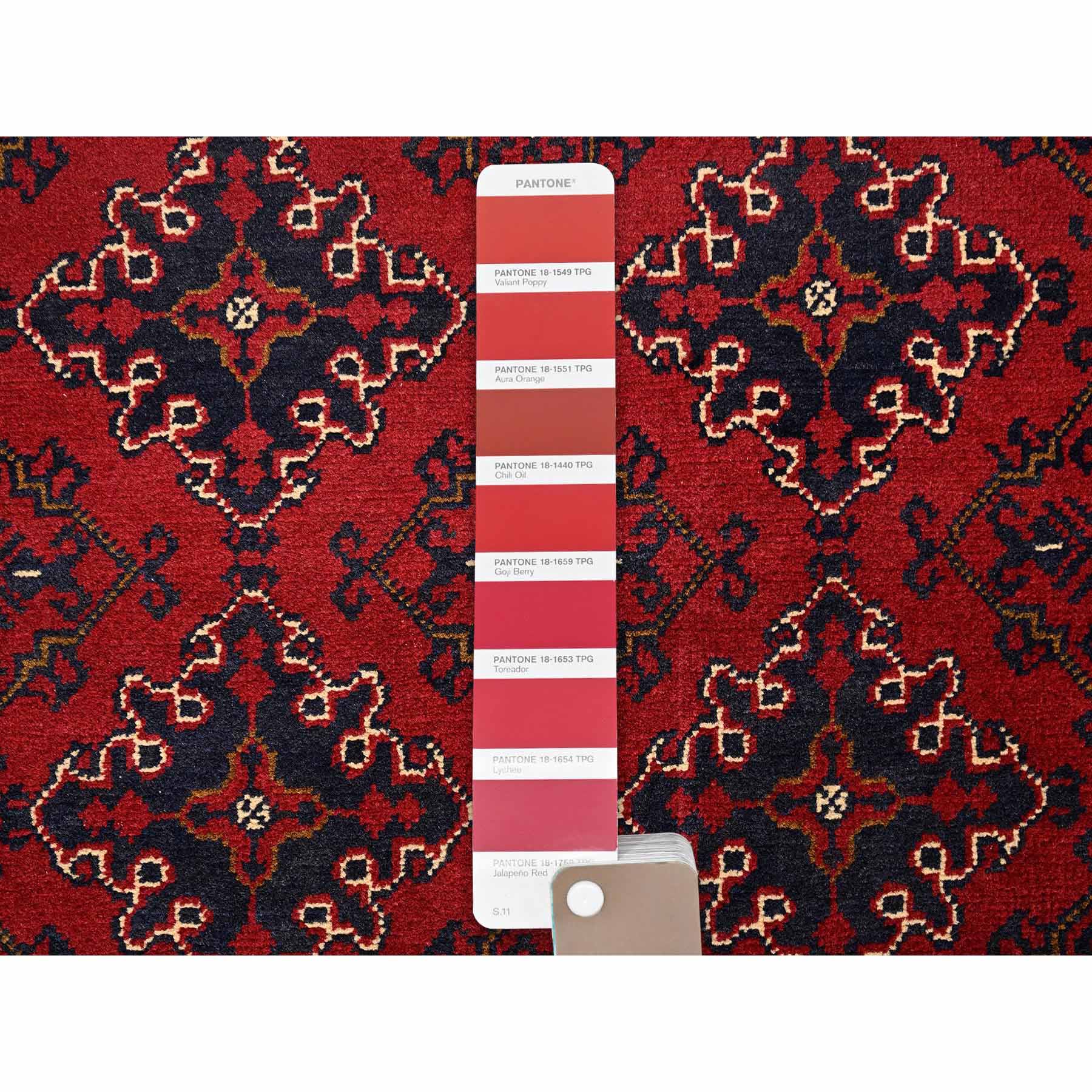 Tribal-Geometric-Hand-Knotted-Rug-12485