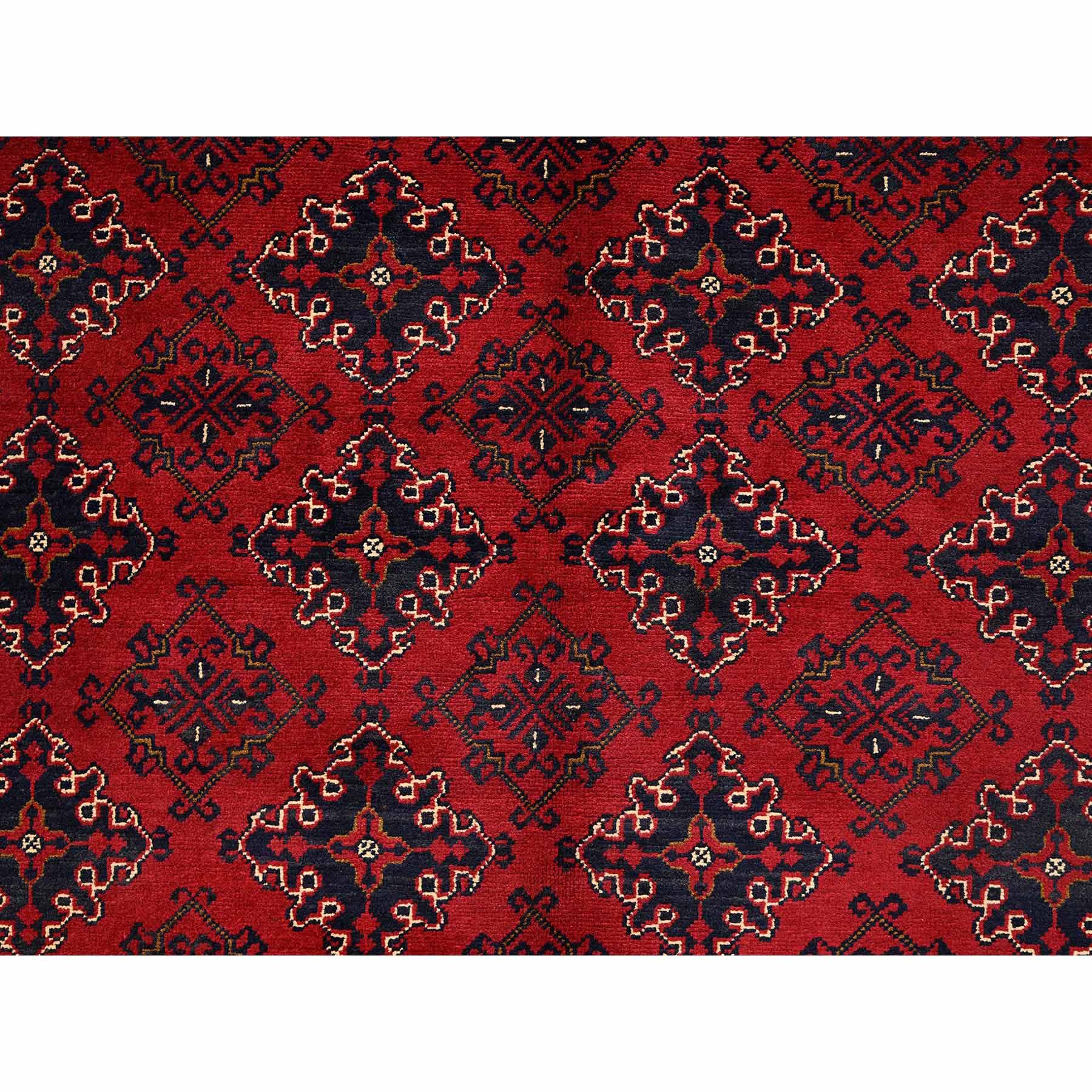 Tribal-Geometric-Hand-Knotted-Rug-12485