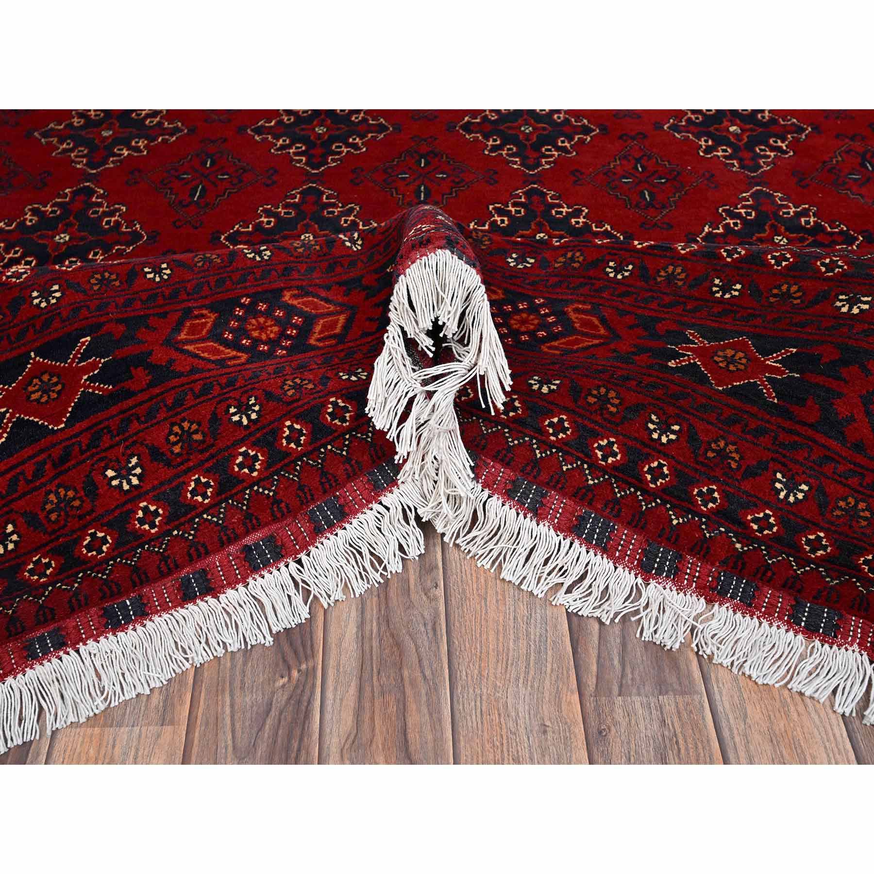 Tribal-Geometric-Hand-Knotted-Rug-12490