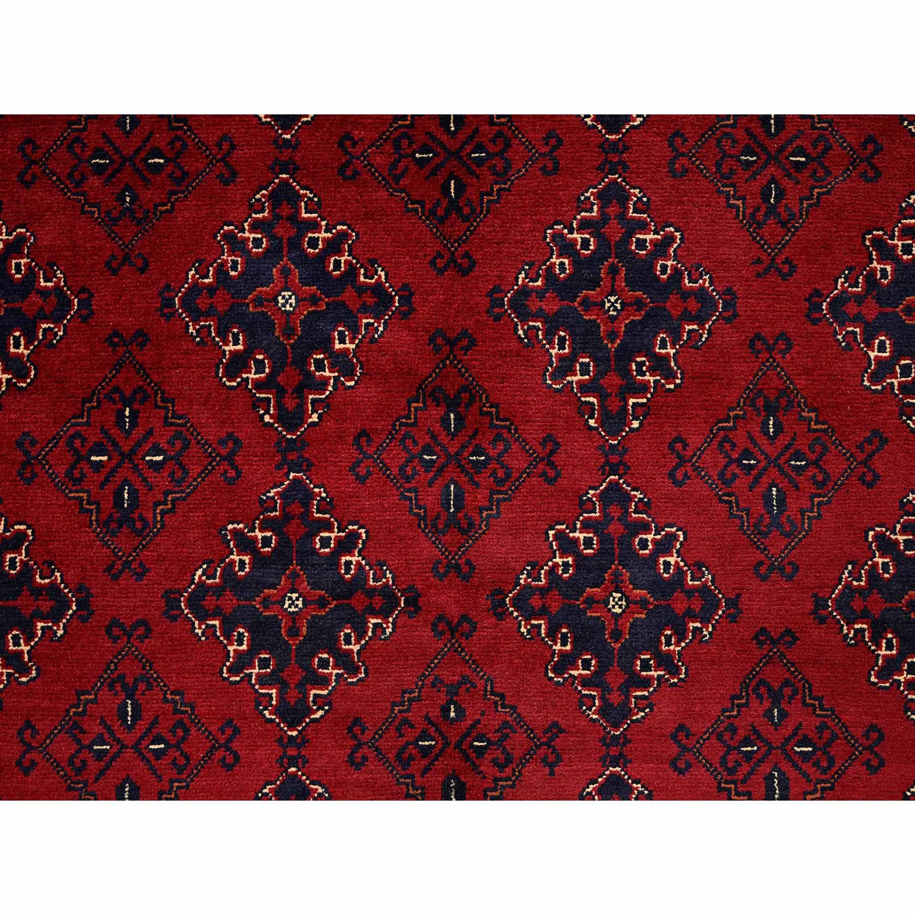 Tribal-Geometric-Hand-Knotted-Rug-12490