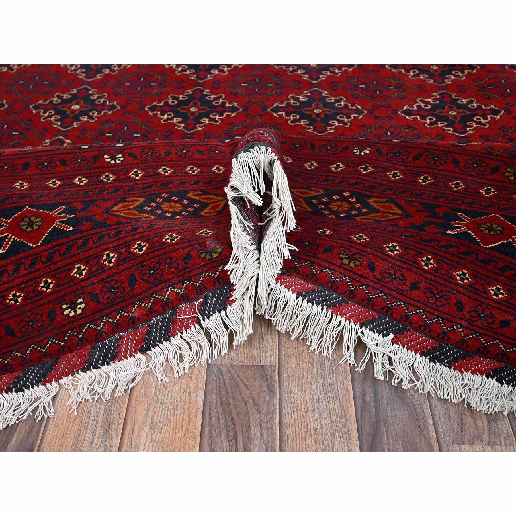Tribal-Geometric-Hand-Knotted-Rug-12495