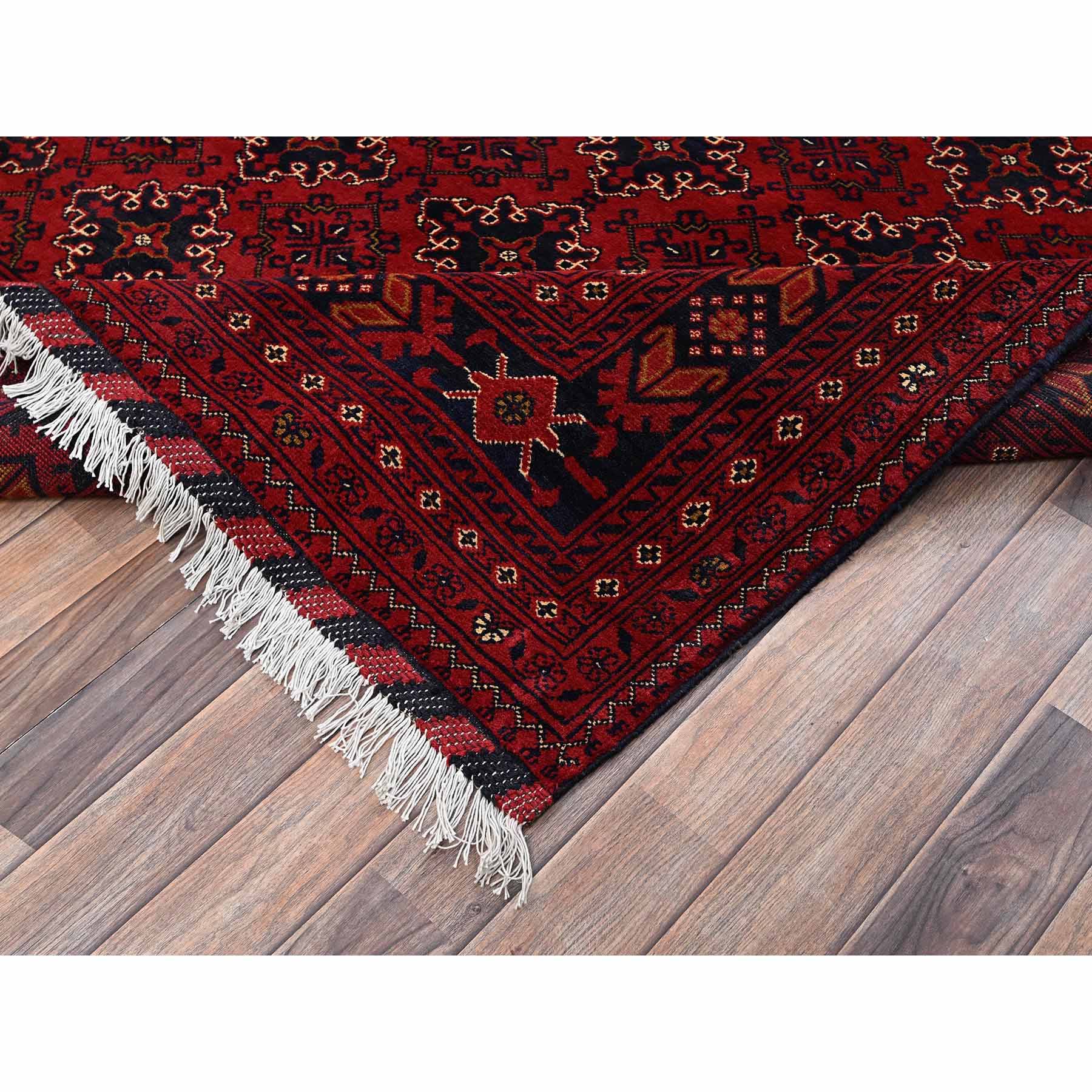 Tribal-Geometric-Hand-Knotted-Rug-12495