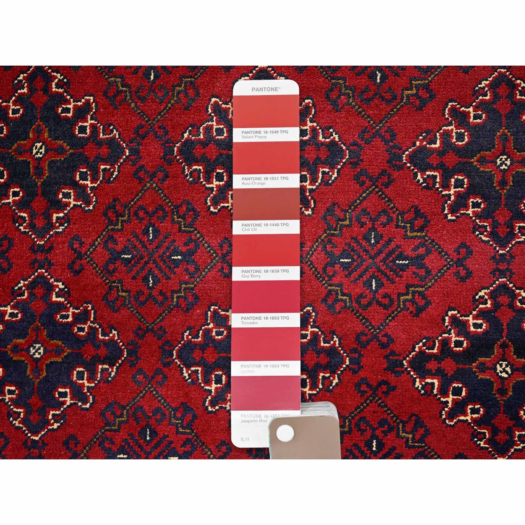 Tribal-Geometric-Hand-Knotted-Rug-12495