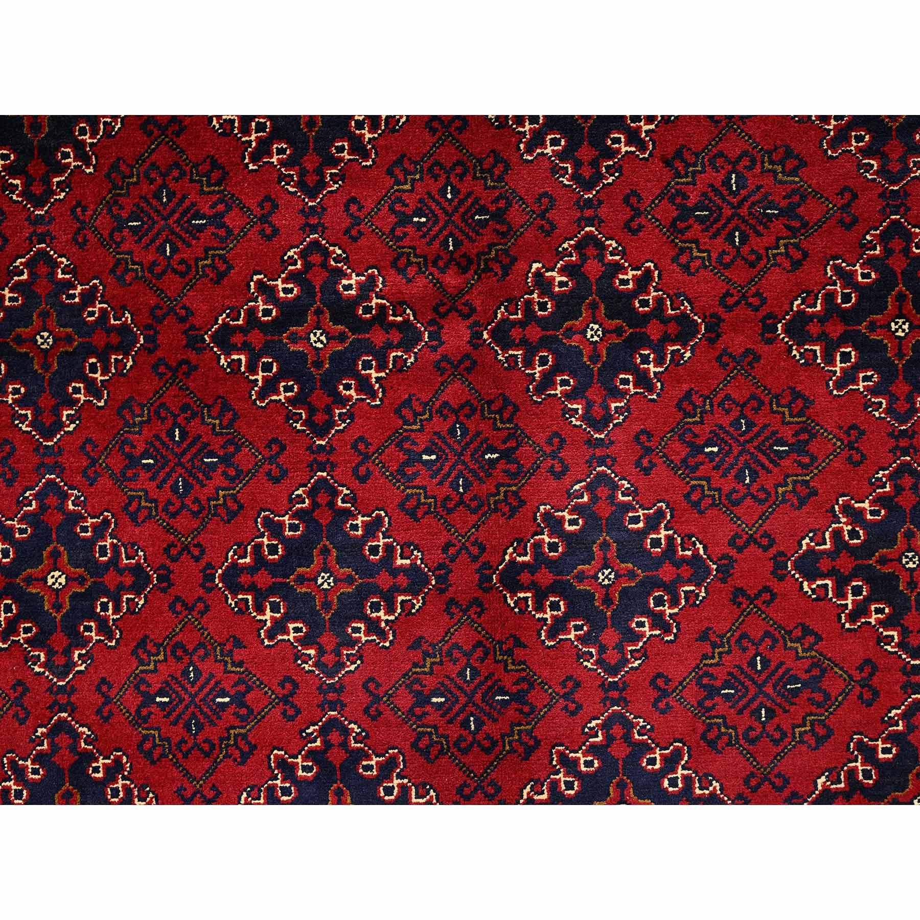 Tribal-Geometric-Hand-Knotted-Rug-12495