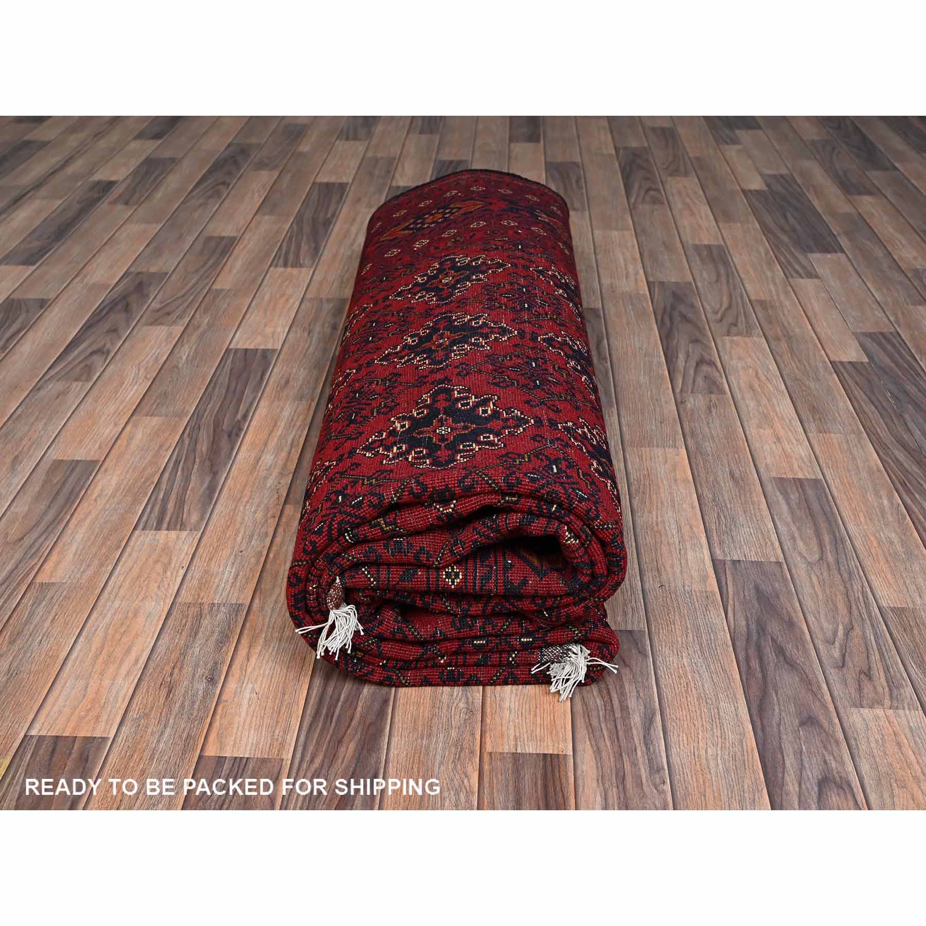 Tribal-Geometric-Hand-Knotted-Rug-12495