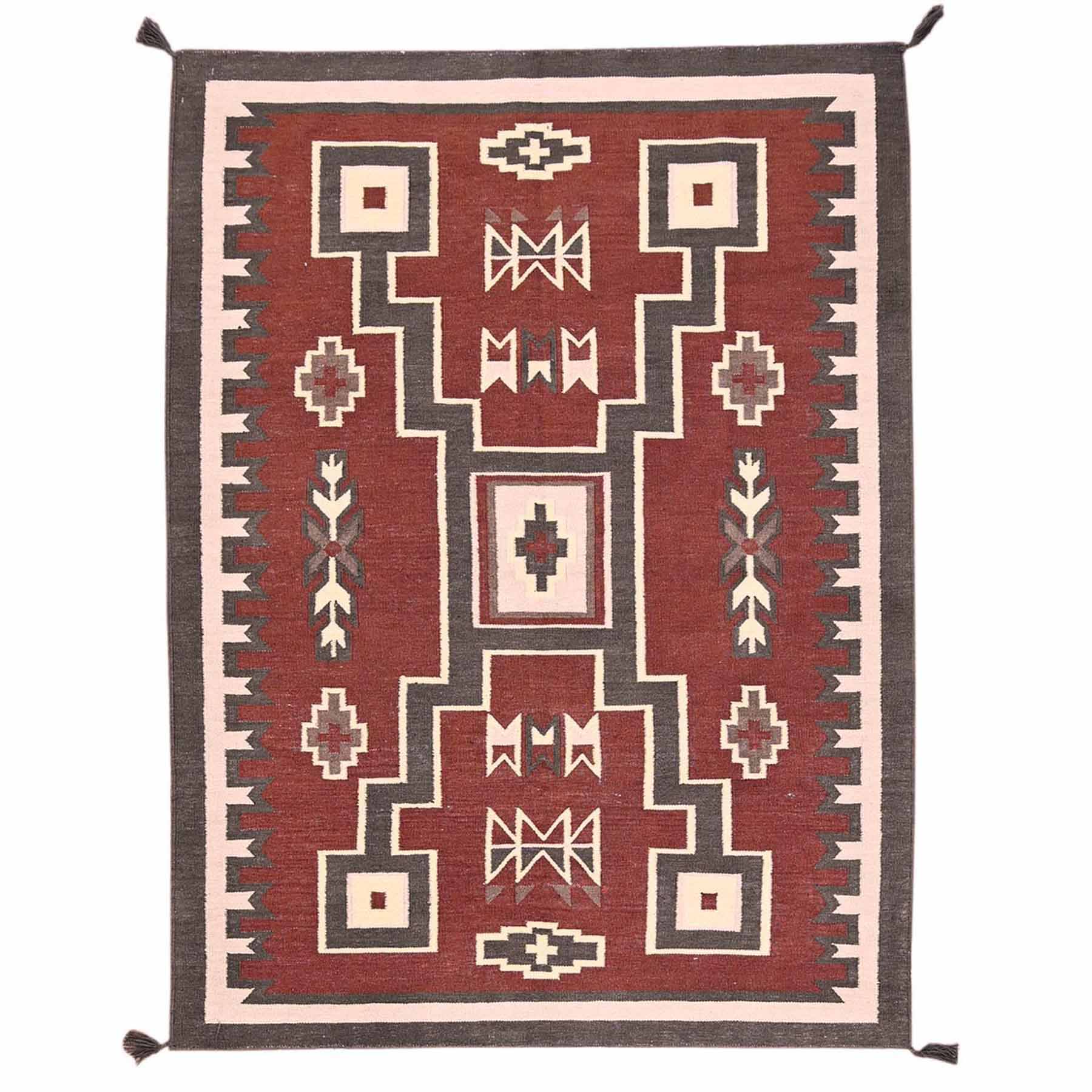 Tribal-Geometric-Hand-Woven-Rug-10480