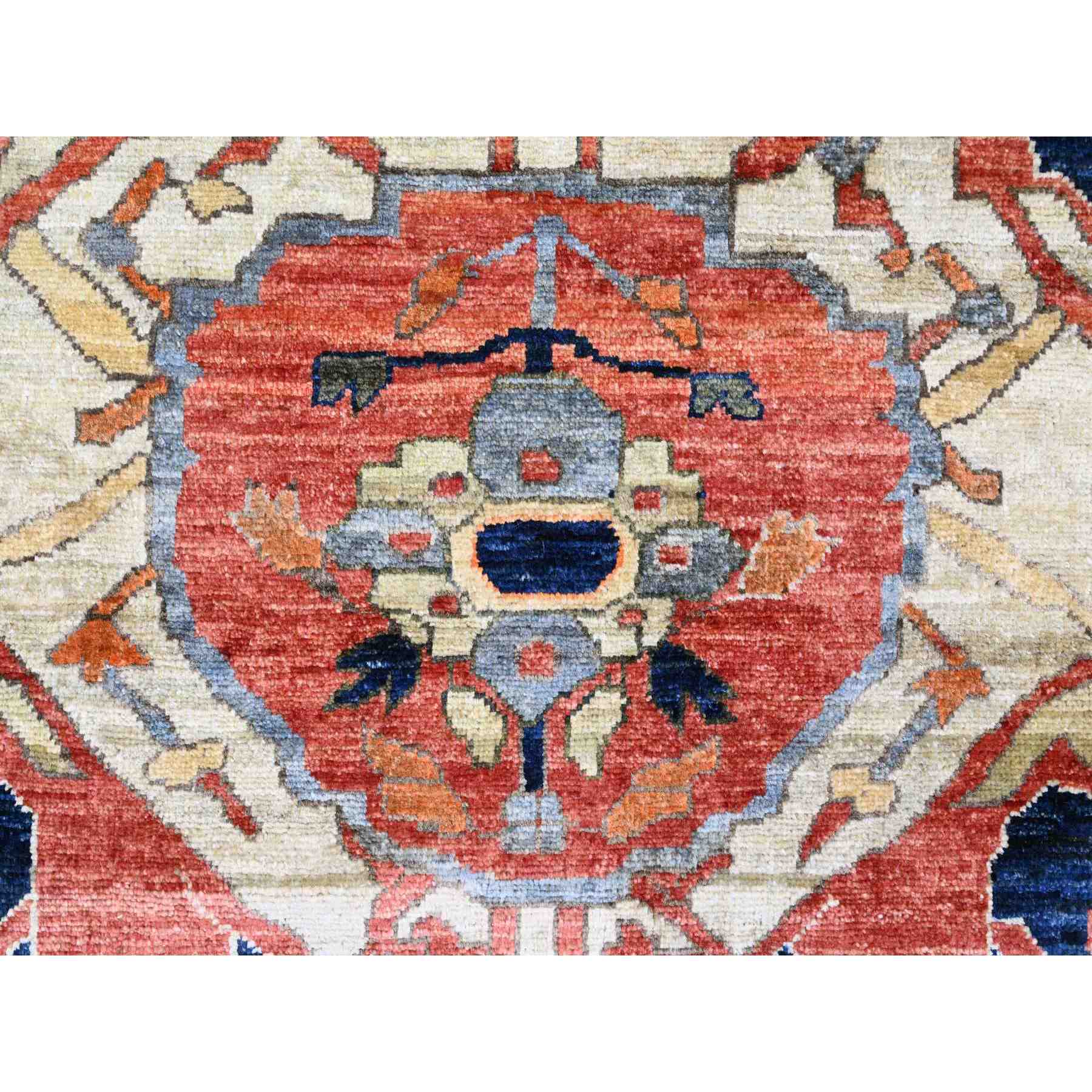 Heriz-Hand-Knotted-Rug-100020