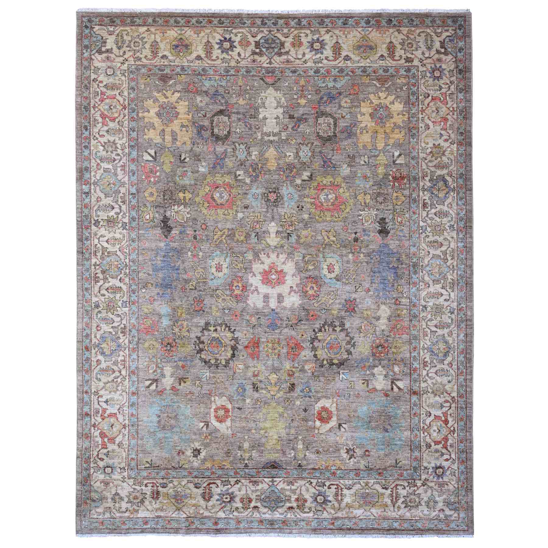 Heriz-Hand-Knotted-Rug-100030