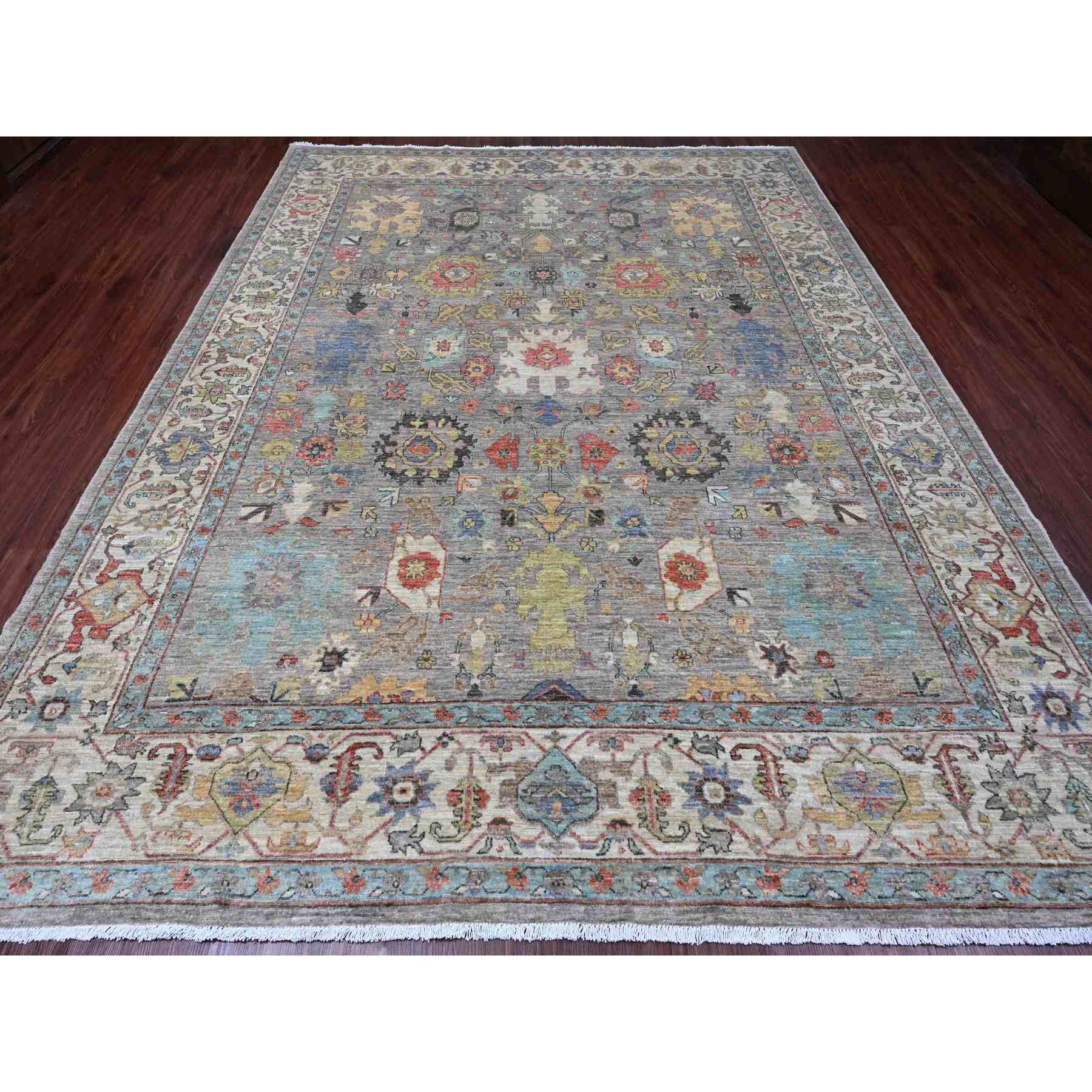 Heriz-Hand-Knotted-Rug-100030