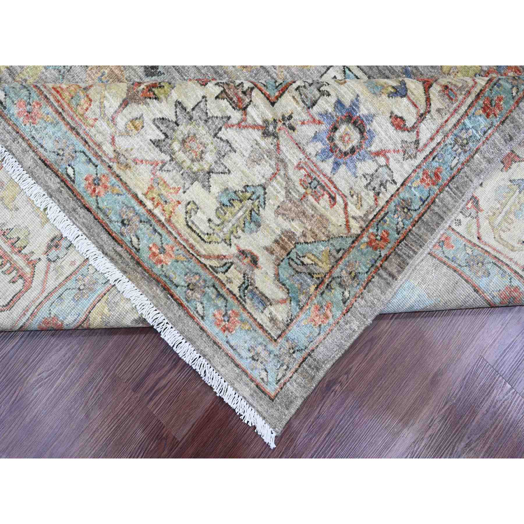 Heriz-Hand-Knotted-Rug-100030