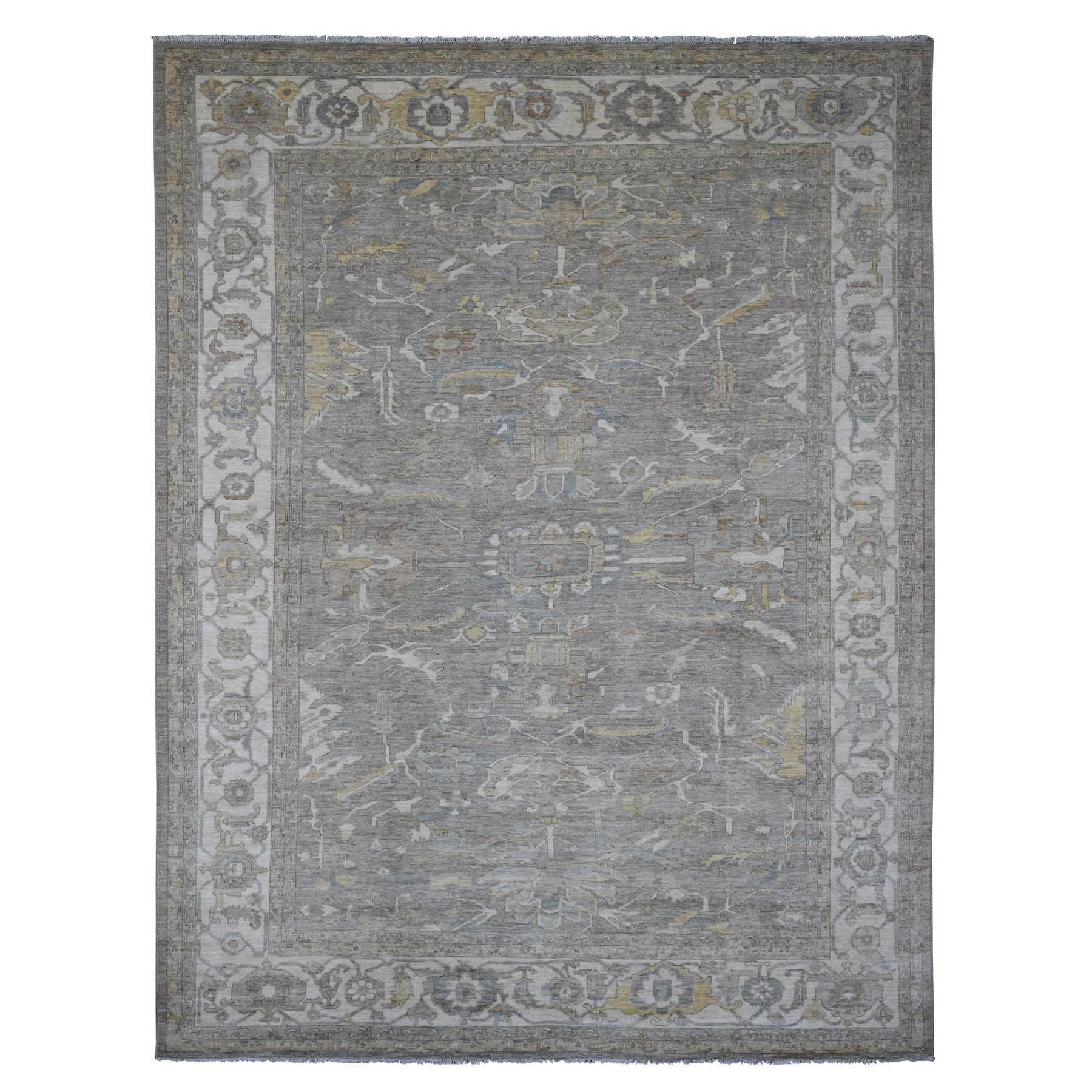Heriz-Hand-Knotted-Rug-100415