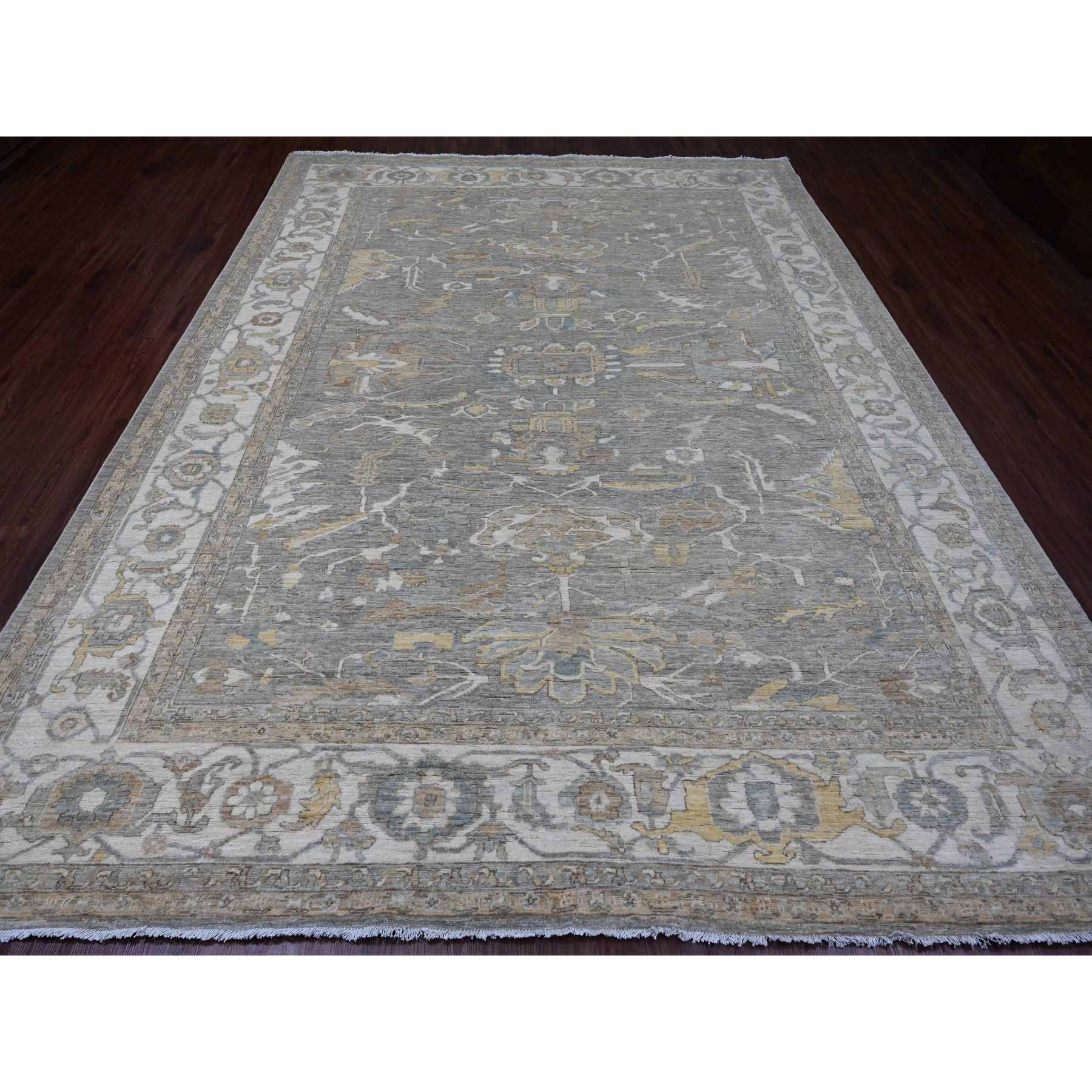 Heriz-Hand-Knotted-Rug-100415