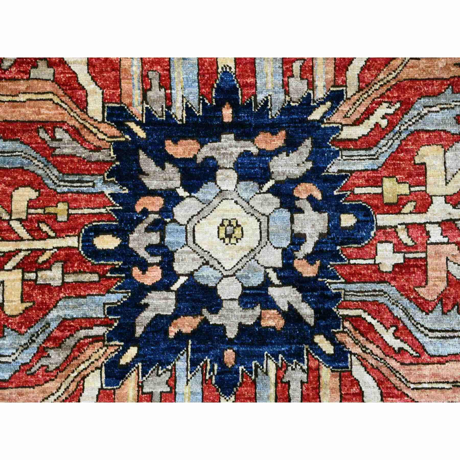 Heriz-Hand-Knotted-Rug-100425