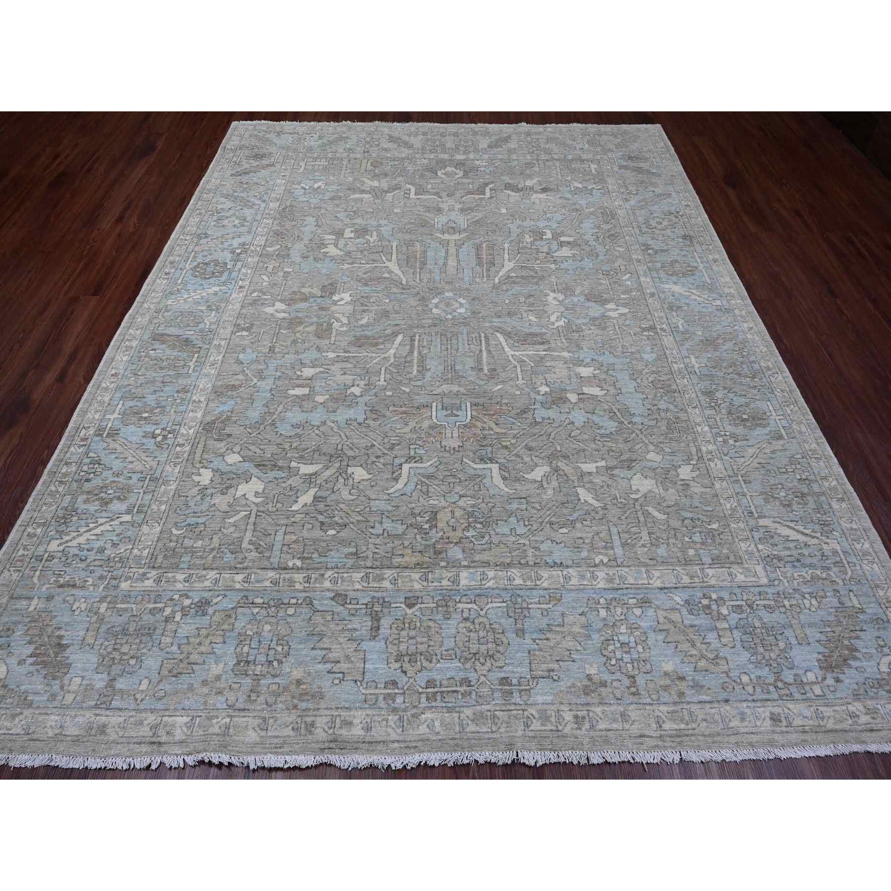 Heriz-Hand-Knotted-Rug-100500