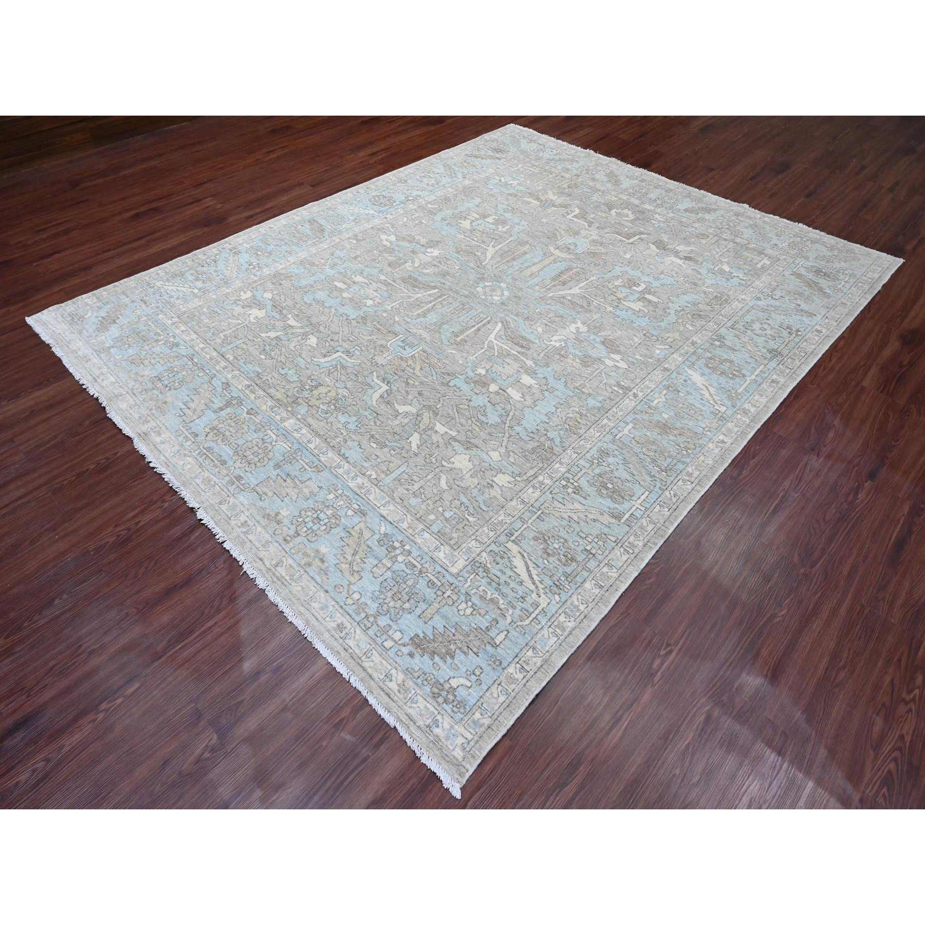 Heriz-Hand-Knotted-Rug-100500