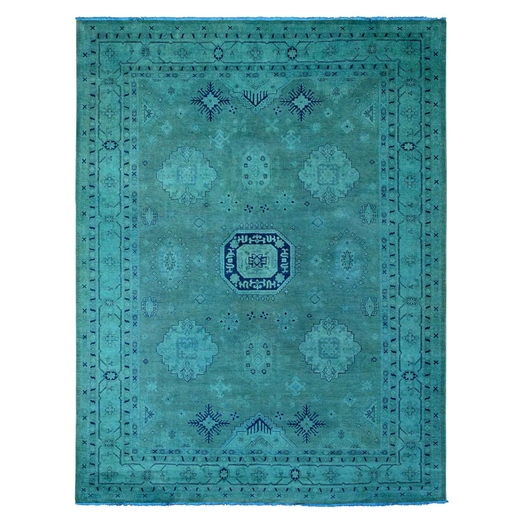 Kazak-Hand-Knotted-Rug-100080