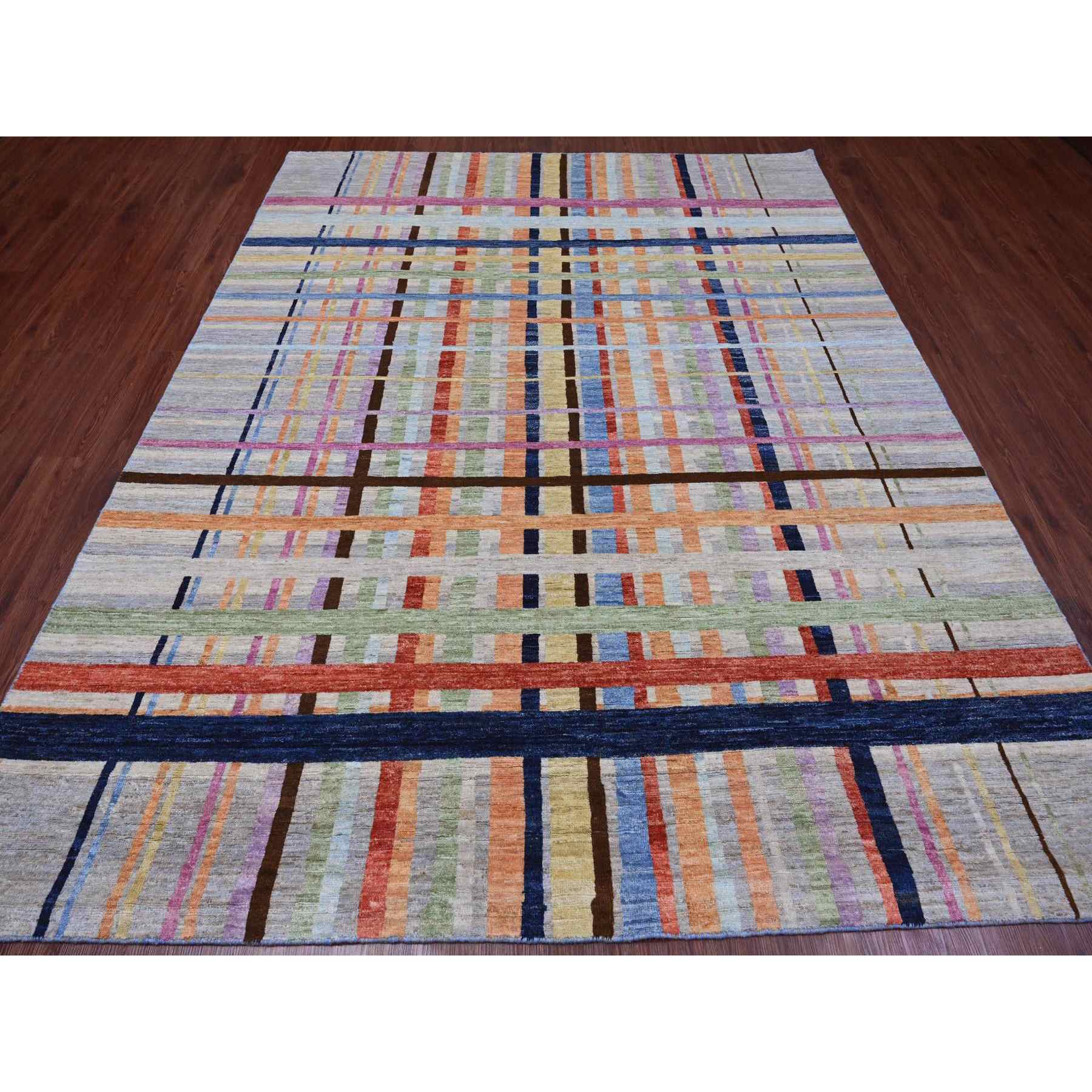 Modern-and-Contemporary-Hand-Knotted-Rug-100095