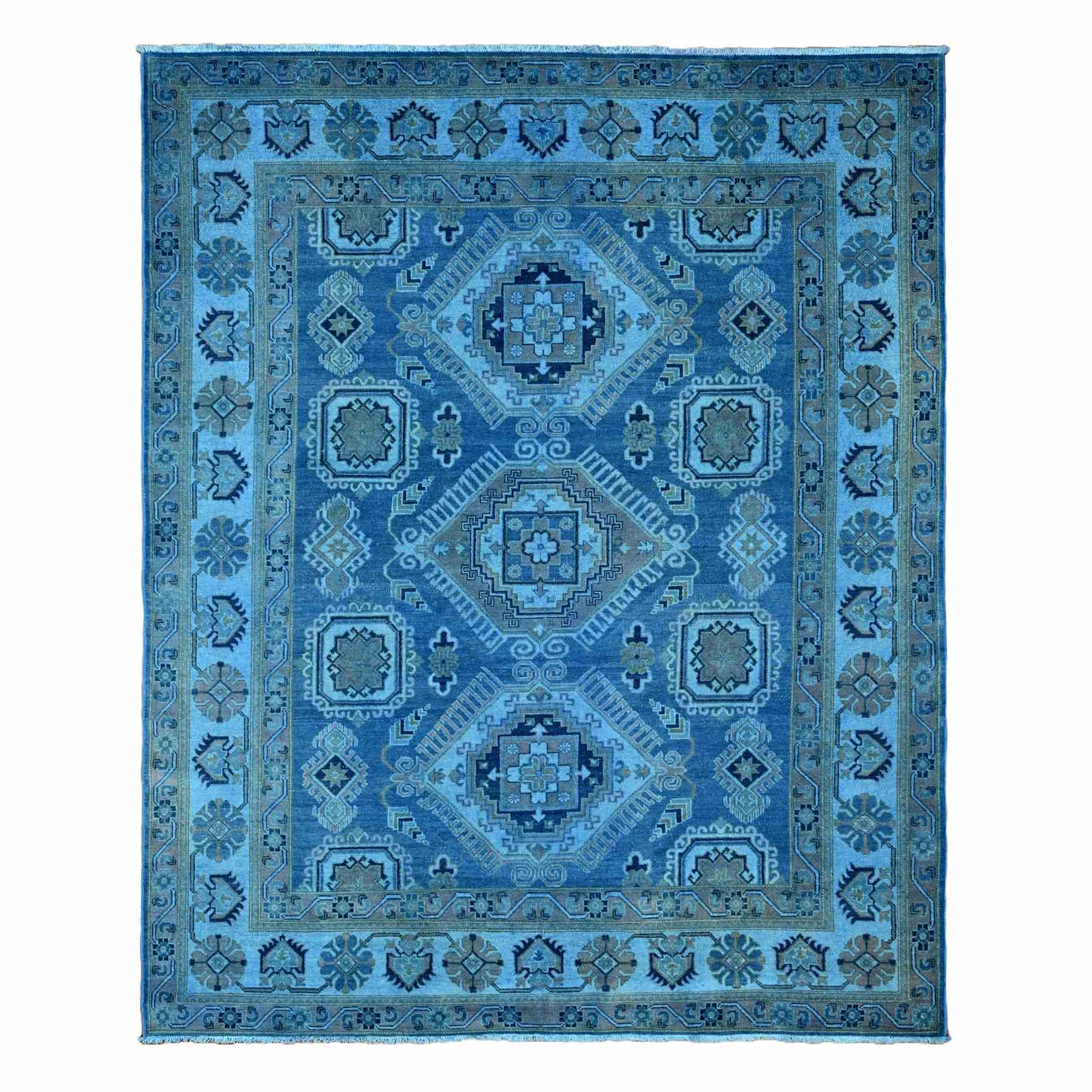 Oushak-And-Peshawar-Hand-Knotted-Rug-100065