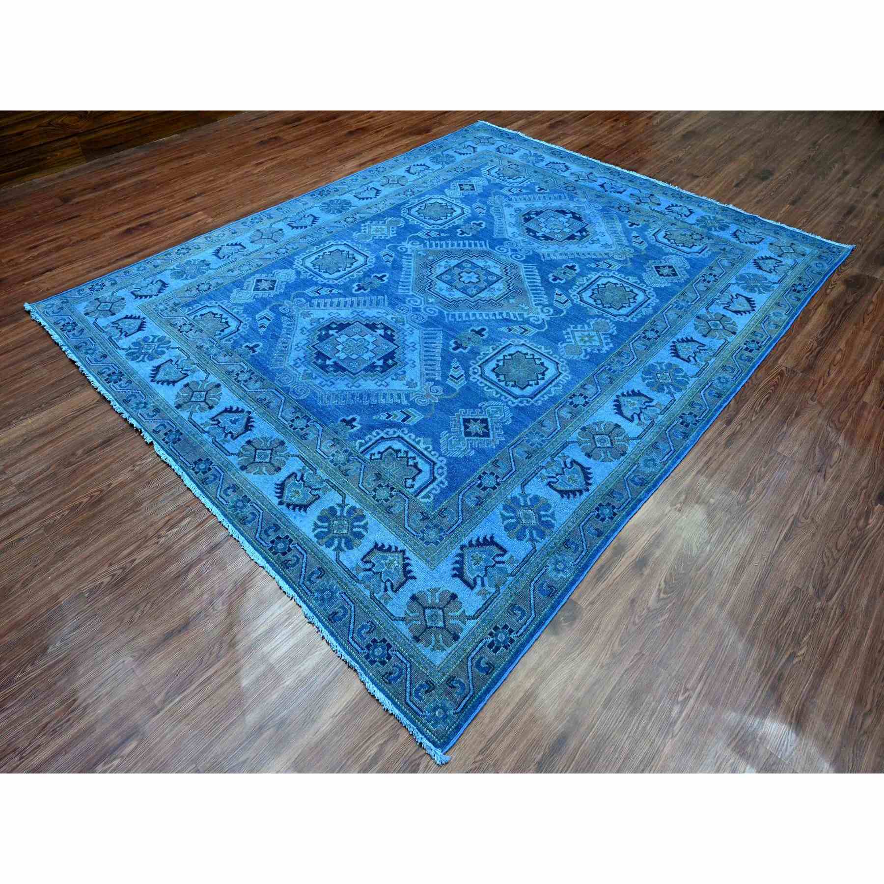 Oushak-And-Peshawar-Hand-Knotted-Rug-100065