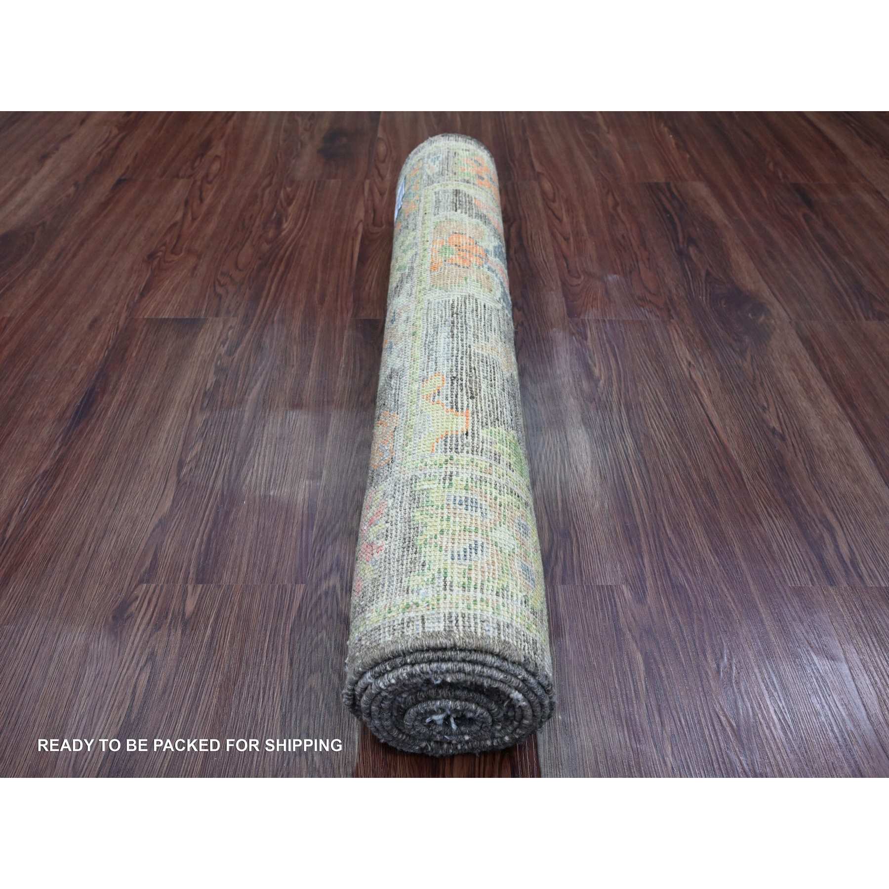 Oushak-And-Peshawar-Hand-Knotted-Rug-100140