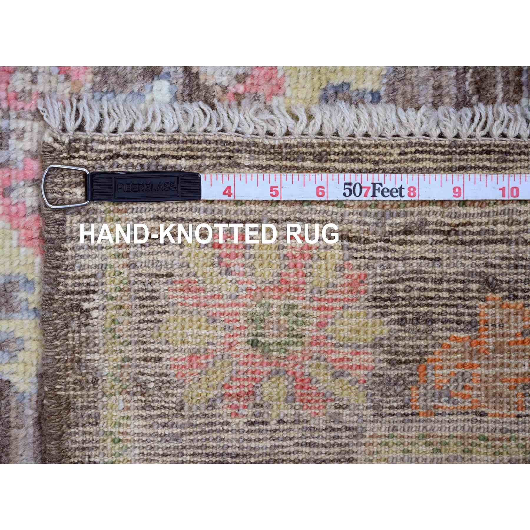 Oushak-And-Peshawar-Hand-Knotted-Rug-100140